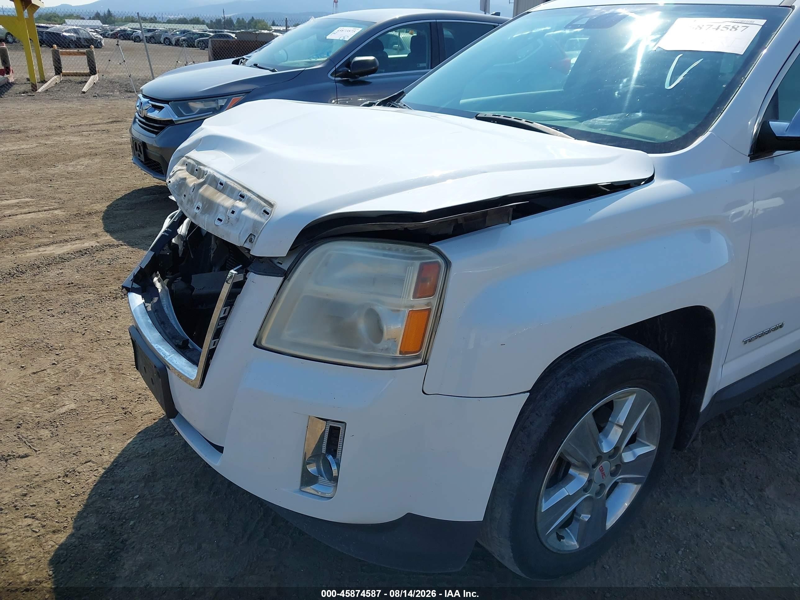 2014 Gmc Terrain Slt-1 White vin: 2GKFLXEK5E6310782