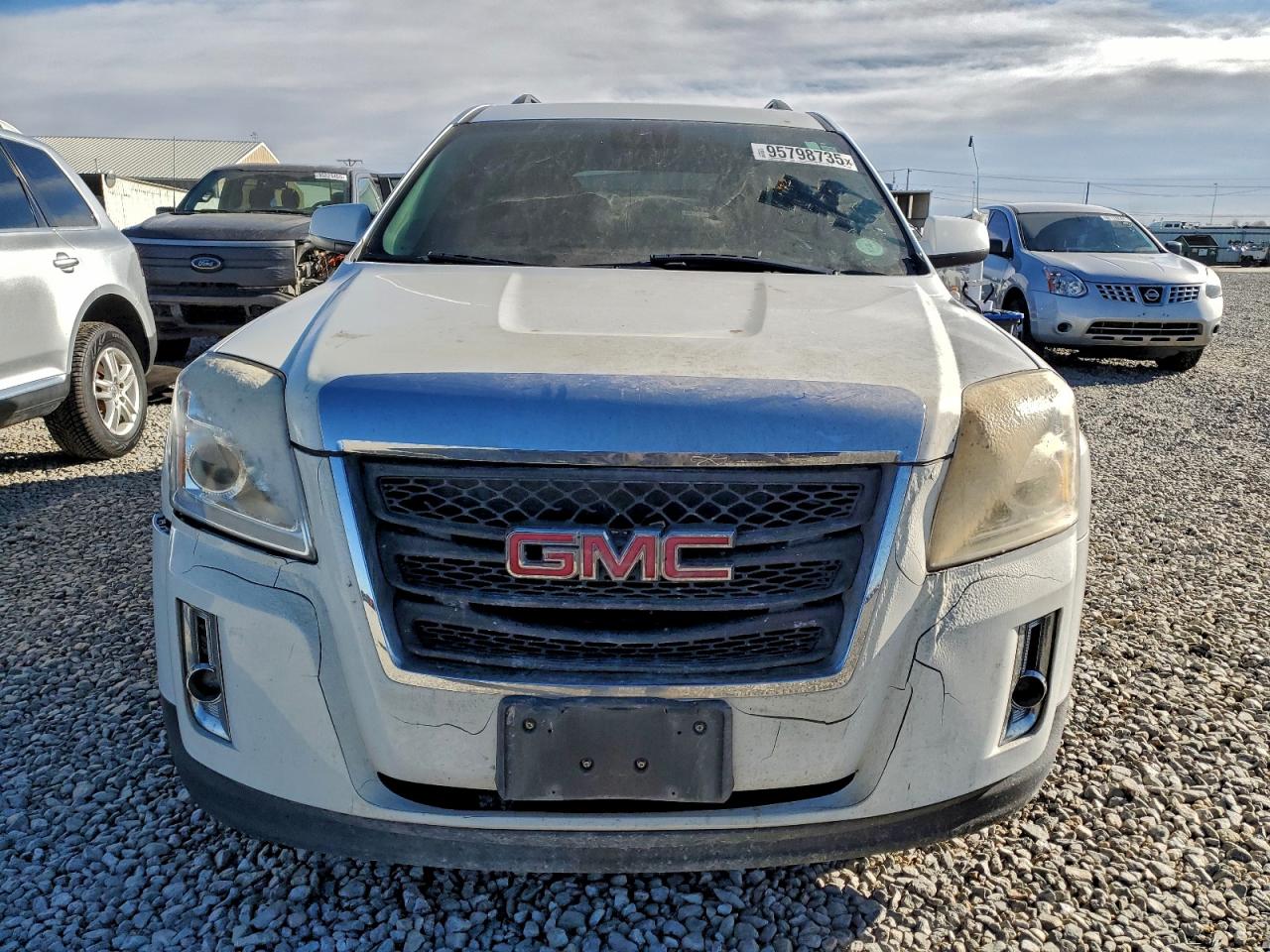 2015 Gmc Terrain Slt White vin: 2GKFLXEK5F6251055