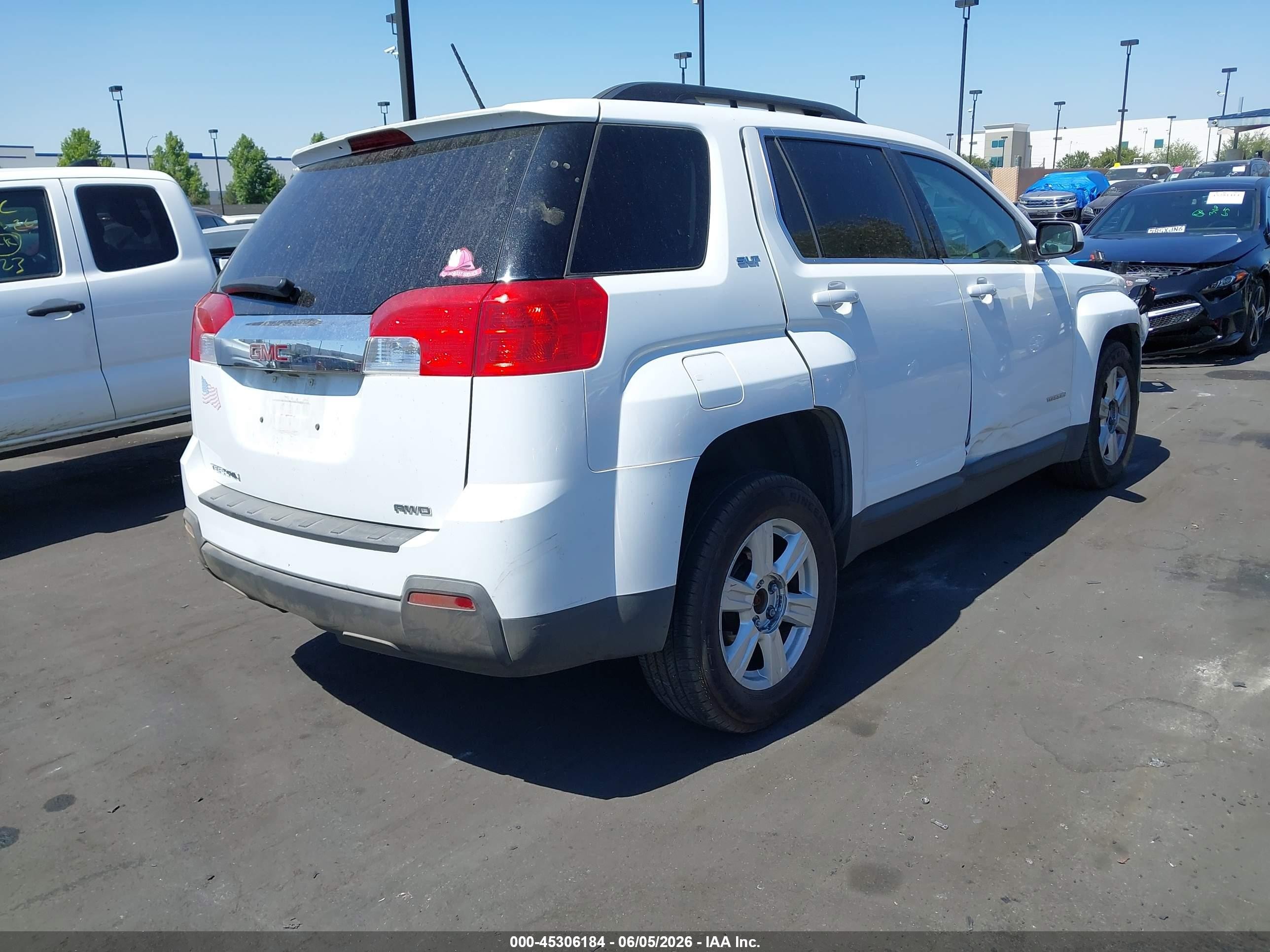 2015 Gmc Terrain Slt-1 White vin: 2GKFLXEK5F6370322