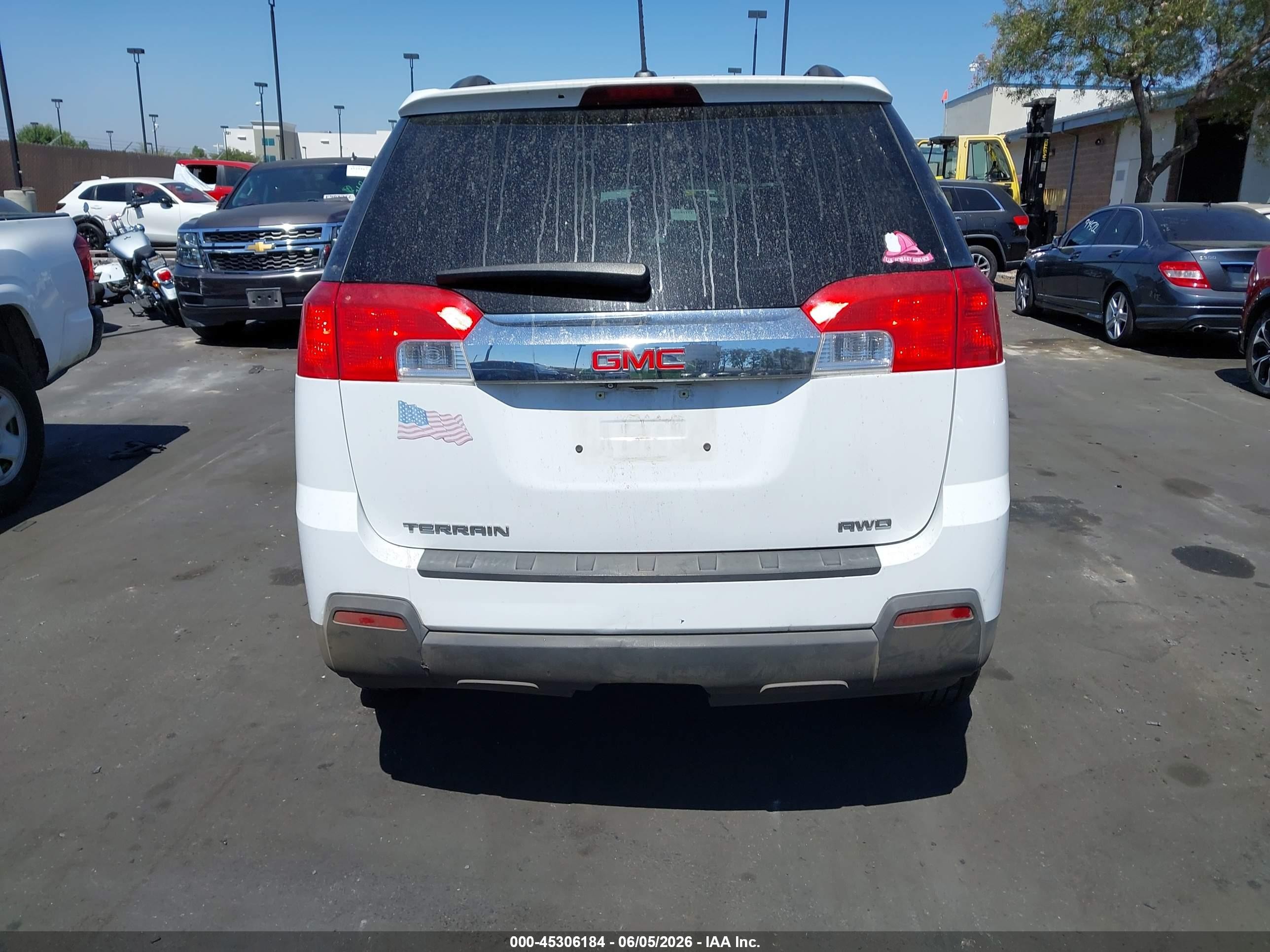 2015 Gmc Terrain Slt-1 White vin: 2GKFLXEK5F6370322