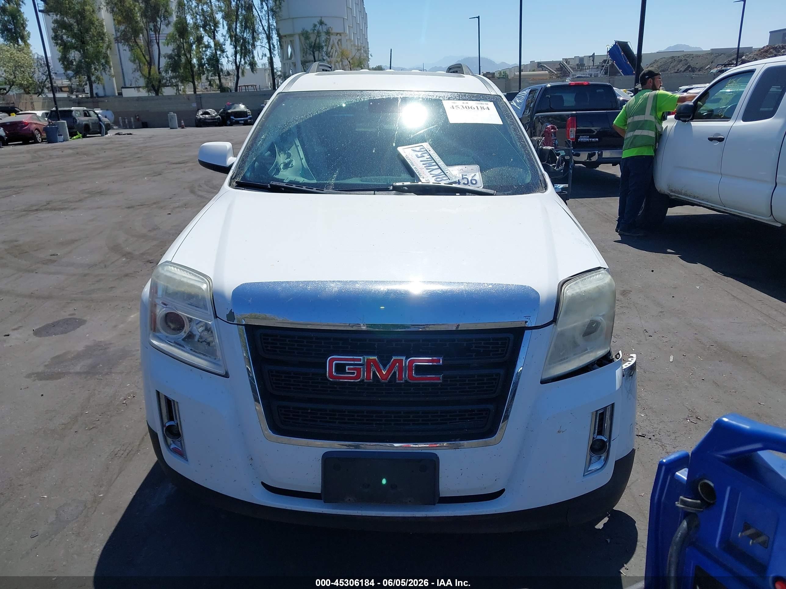2015 Gmc Terrain Slt-1 White vin: 2GKFLXEK5F6370322