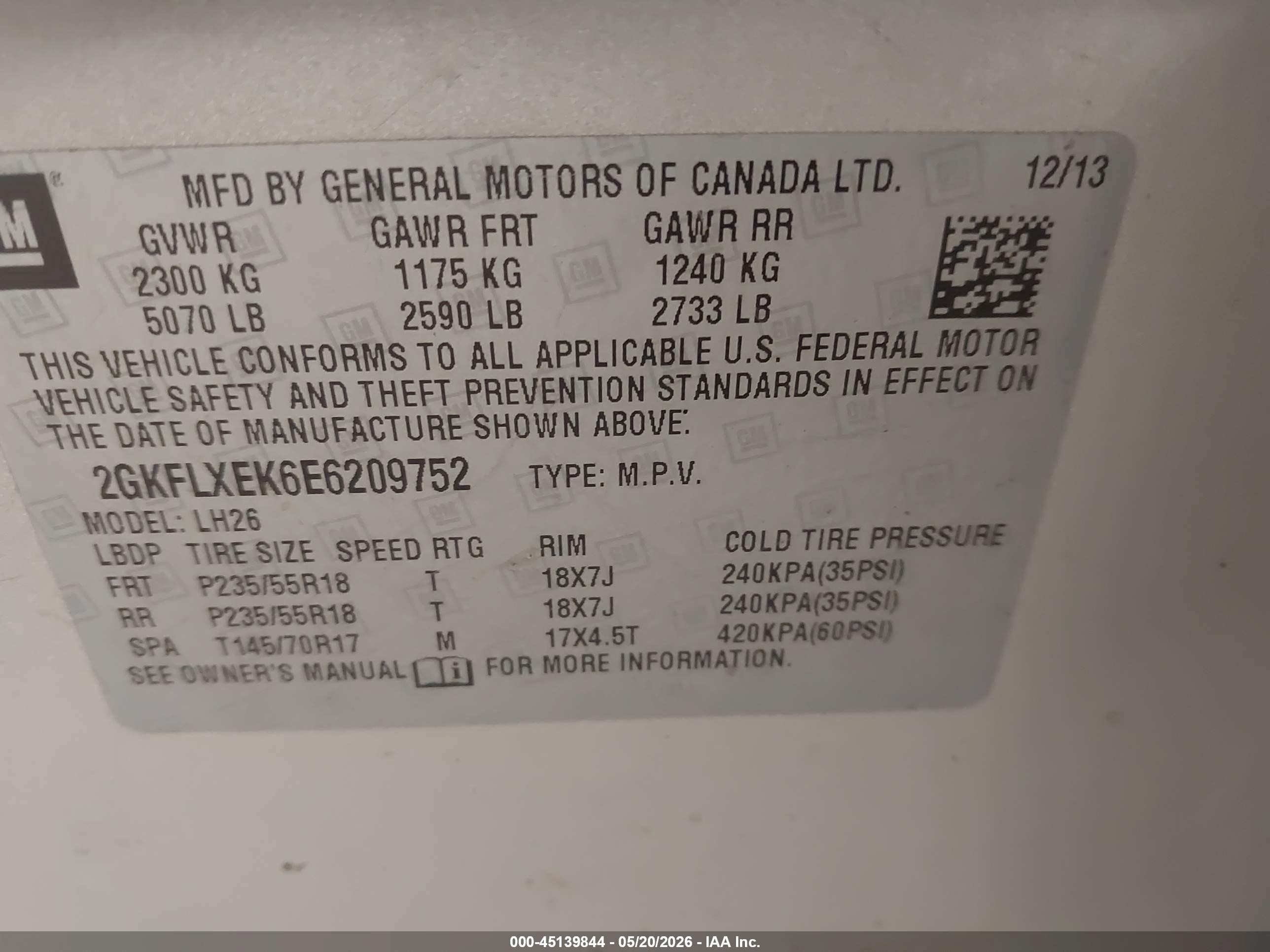 2014 Gmc Terrain Slt-1 Tan vin: 2GKFLXEK6E6209752