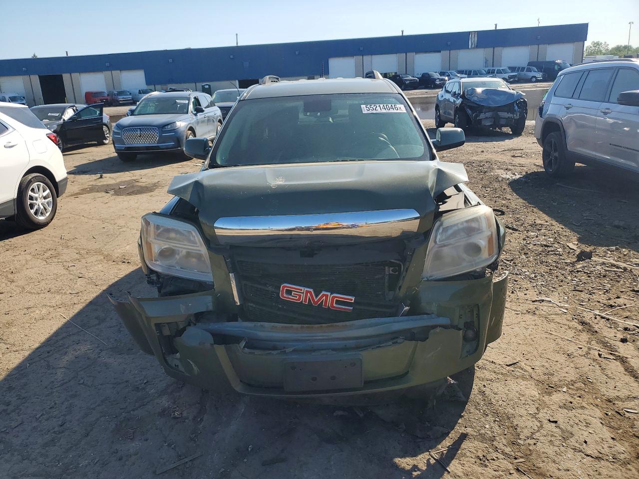 2015 Gmc Terrain Slt Green vin: 2GKFLXEK6F6192730