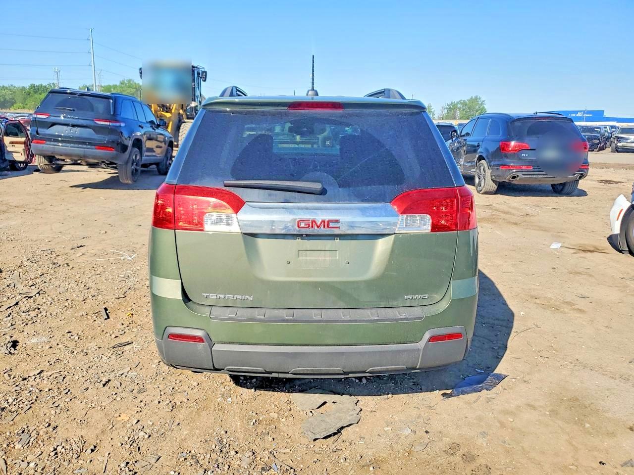 2015 Gmc Terrain Slt Green vin: 2GKFLXEK6F6192730
