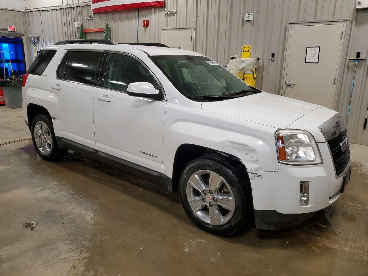 2015 Gmc Terrain White vin: 2GKFLXEK6F6341606