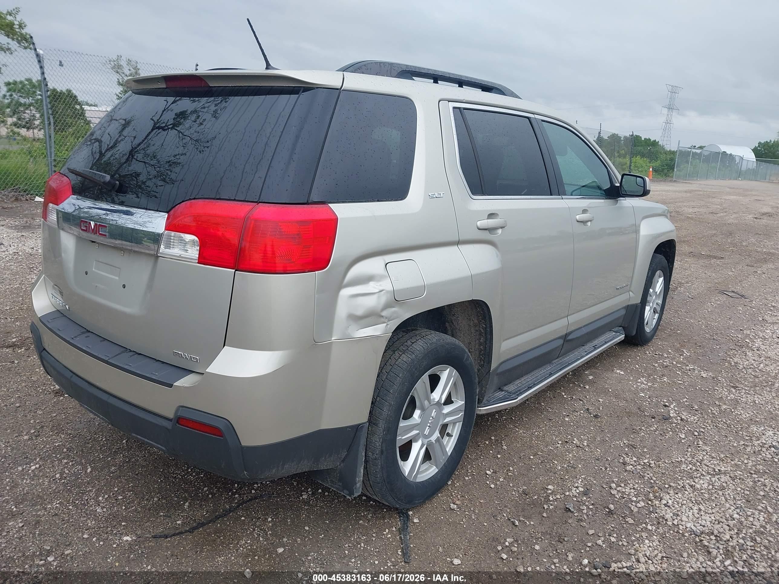 2014 Gmc Terrain Slt-1 Champagne vin: 2GKFLXEK7E6160058