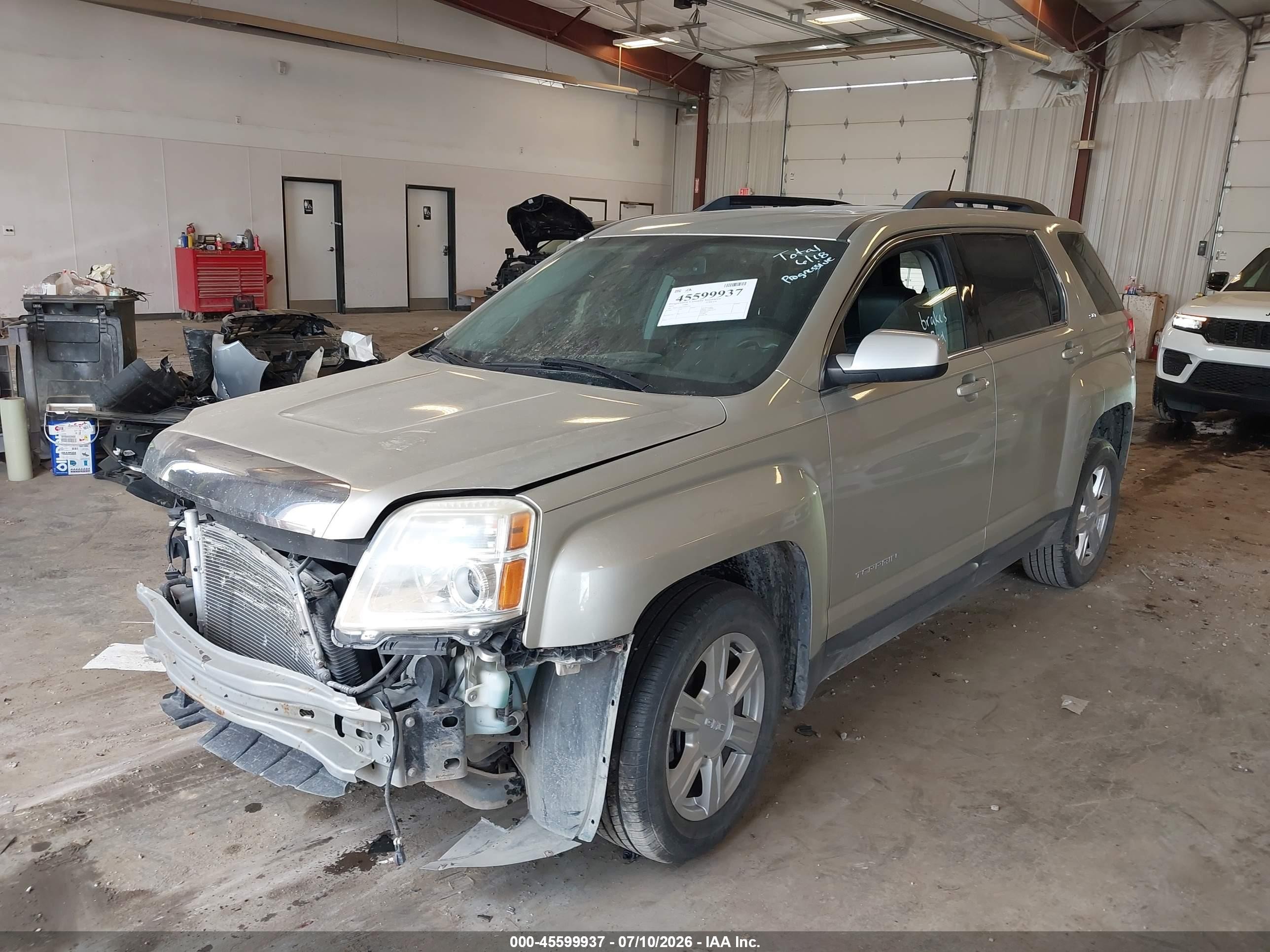 2014 Gmc Terrain Slt-1 Brown vin: 2GKFLXEK7E6237334
