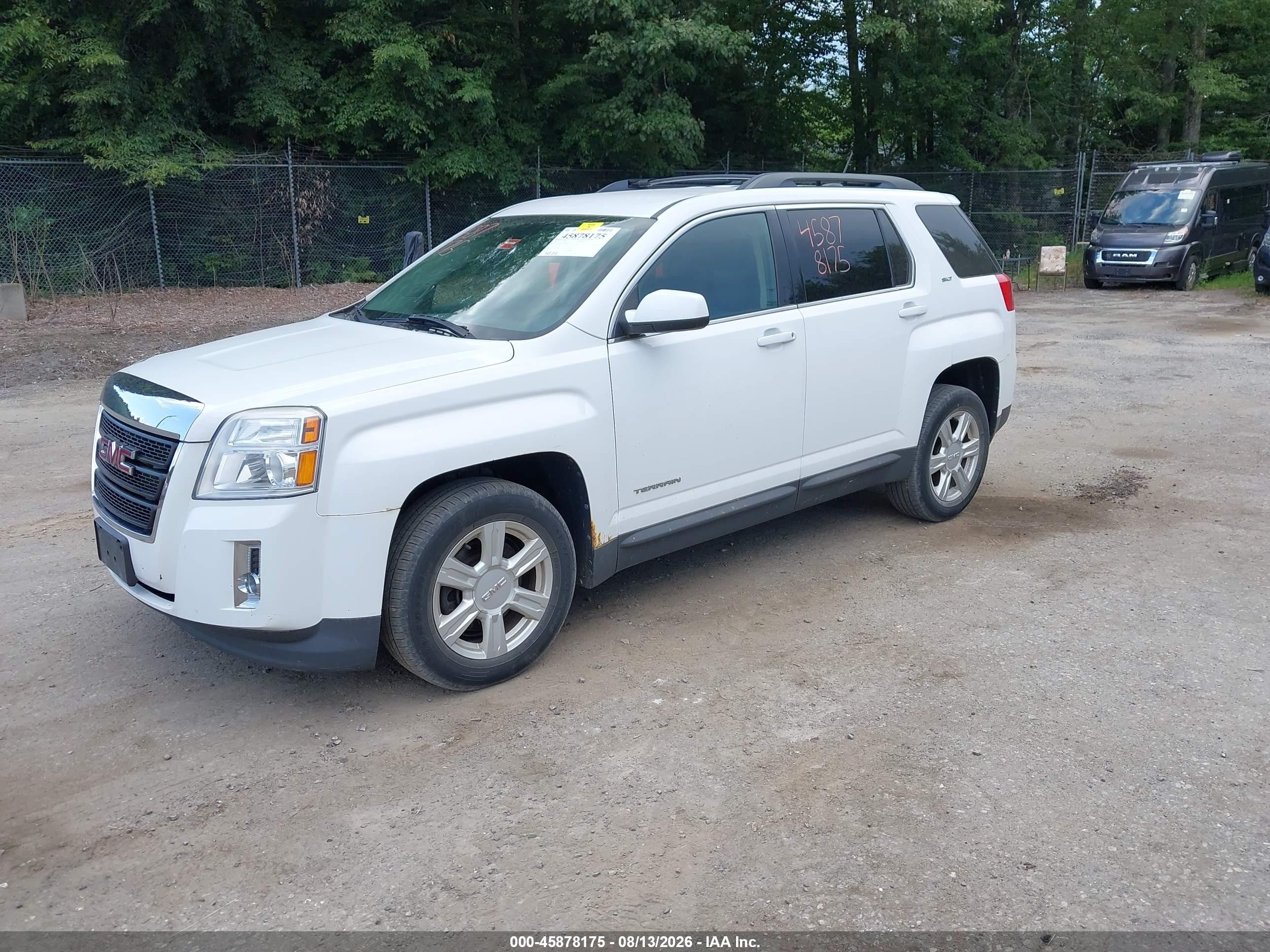 2015 Gmc Terrain Slt-1 White vin: 2GKFLXEK7F6161681