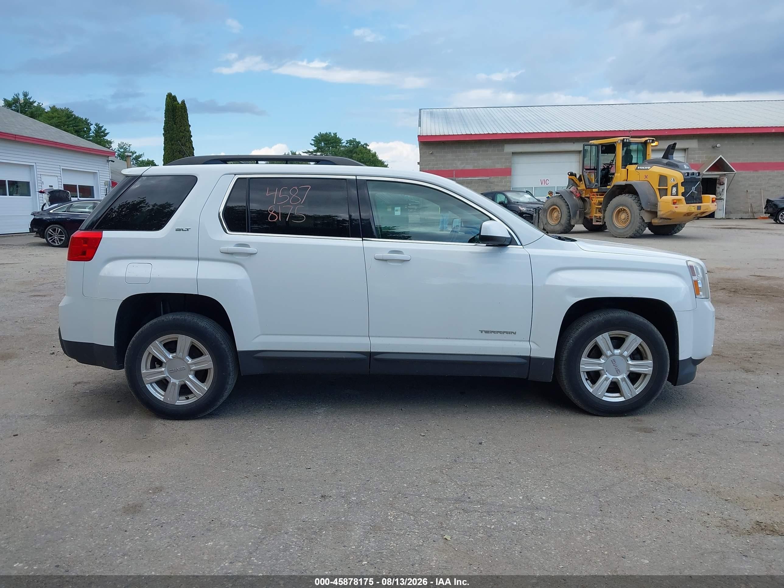 2015 Gmc Terrain Slt-1 White vin: 2GKFLXEK7F6161681