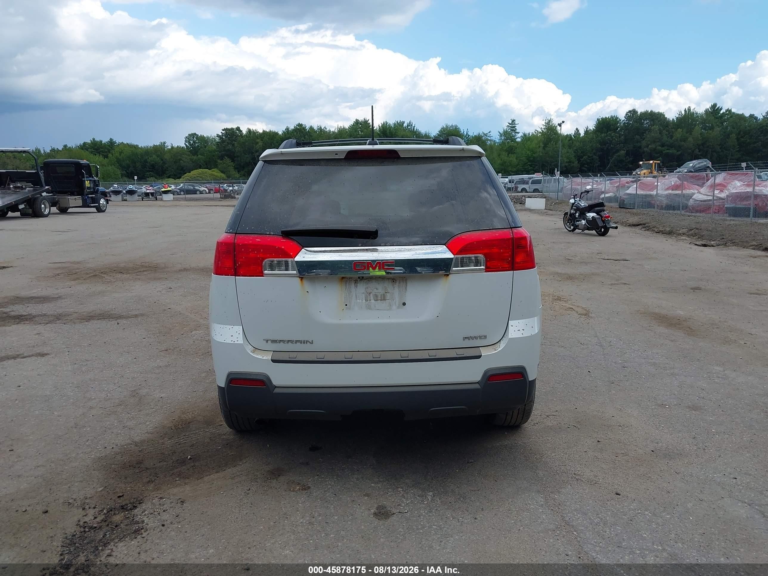 2015 Gmc Terrain Slt-1 White vin: 2GKFLXEK7F6161681