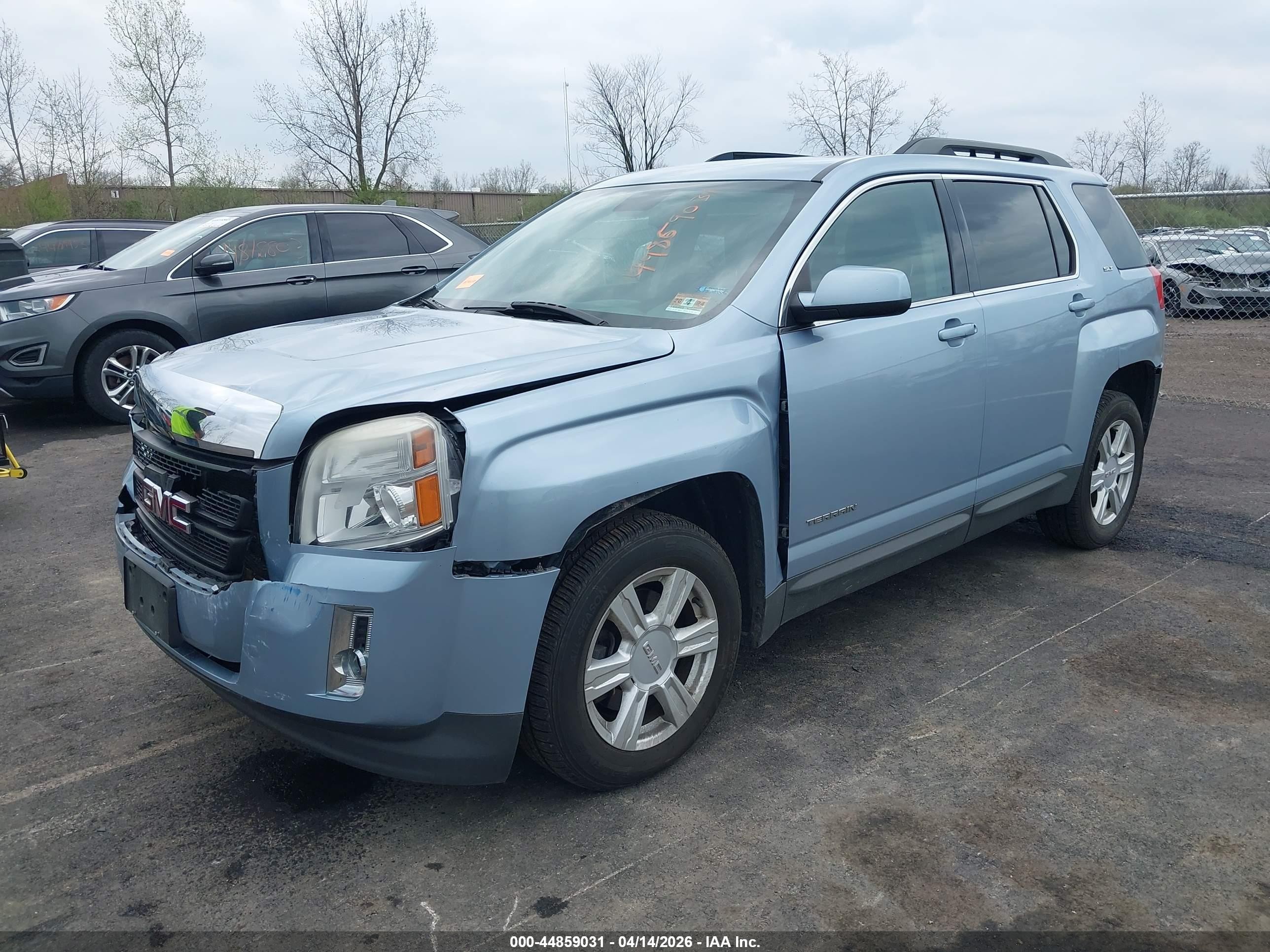 2015 Gmc Terrain Slt-1 Light Blue vin: 2GKFLXEK7F6198584
