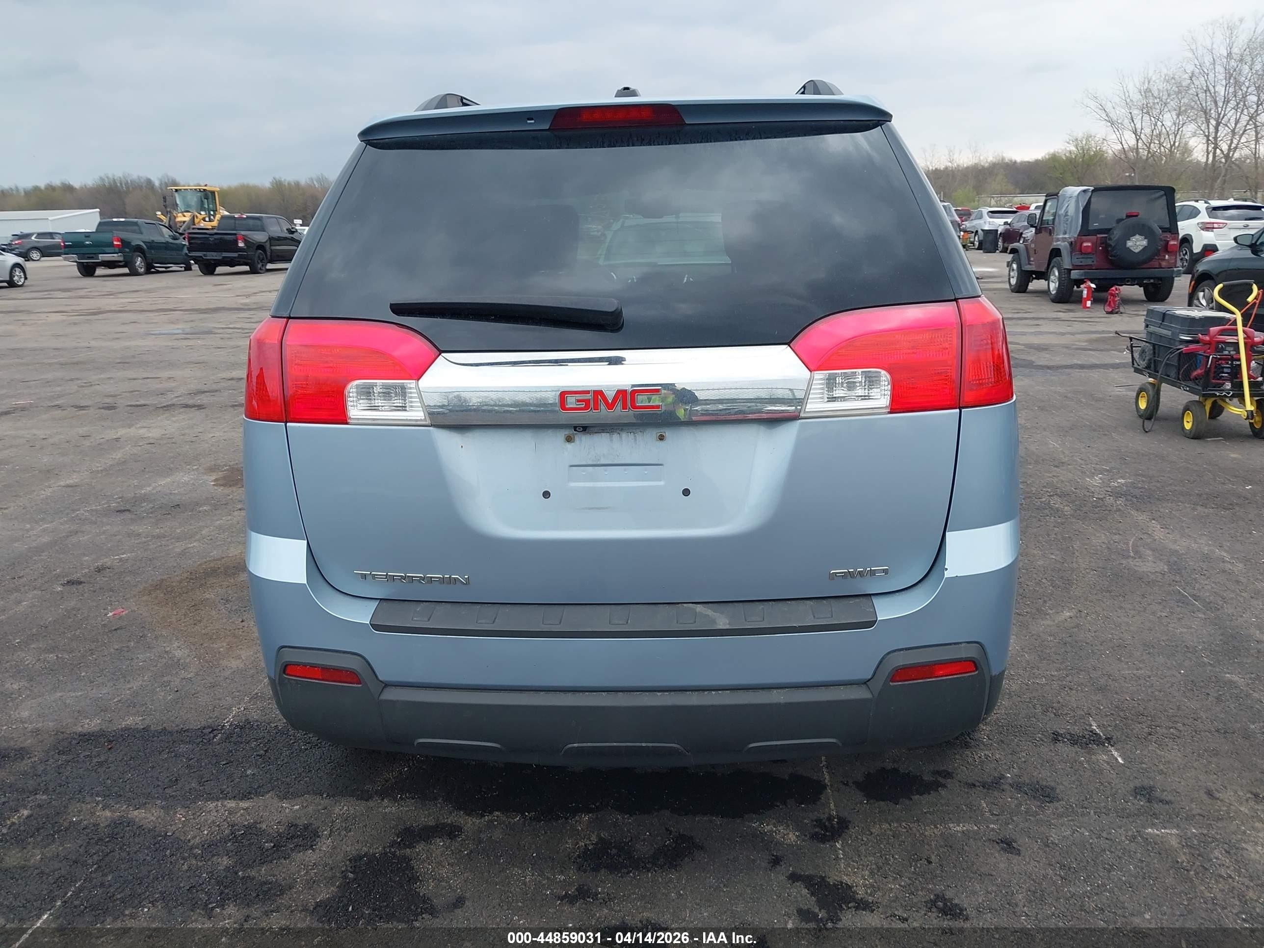 2015 Gmc Terrain Slt-1 Light Blue vin: 2GKFLXEK7F6198584