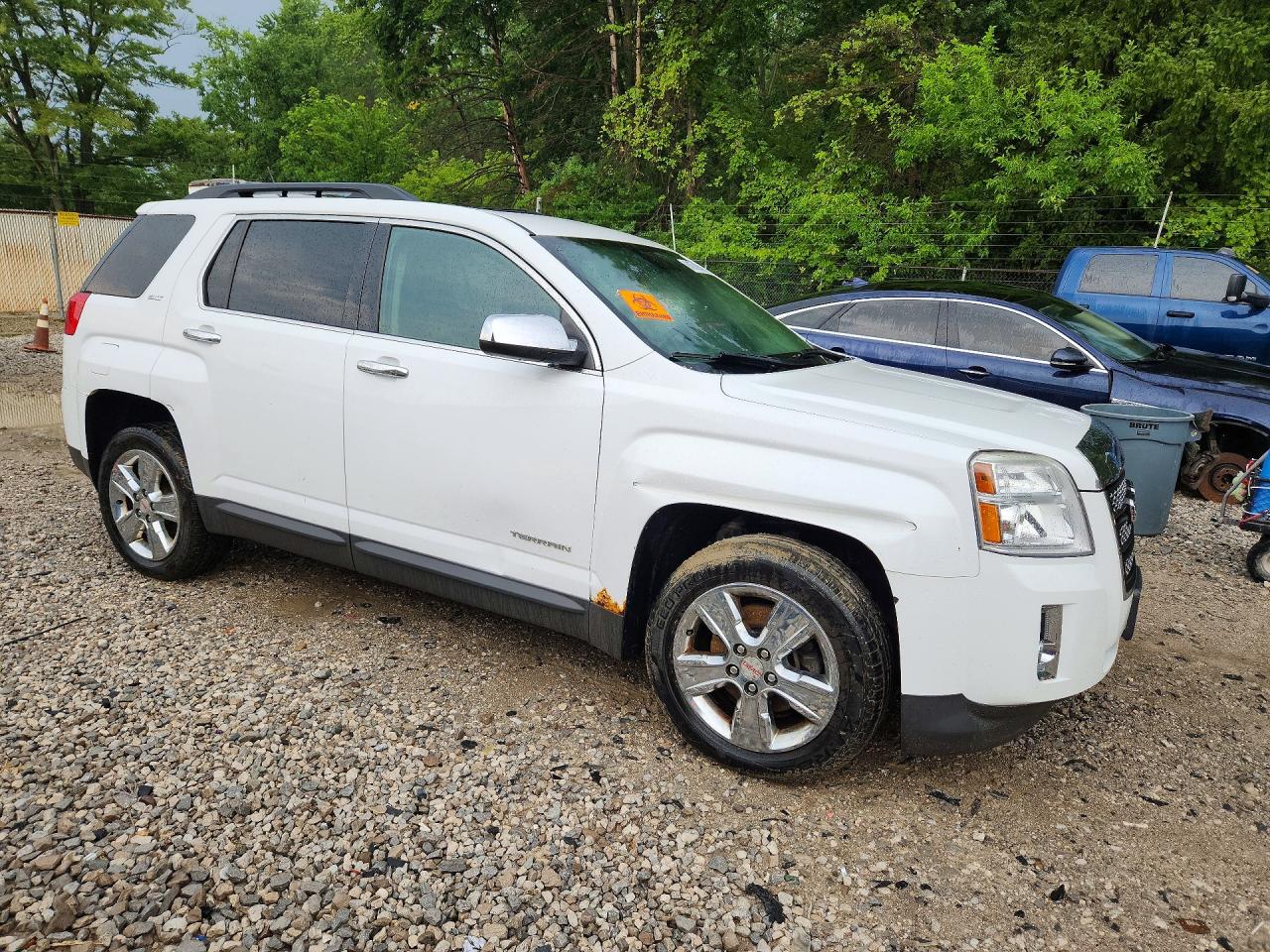 2015 Gmc Terrain Slt White vin: 2GKFLXEK7F6420217