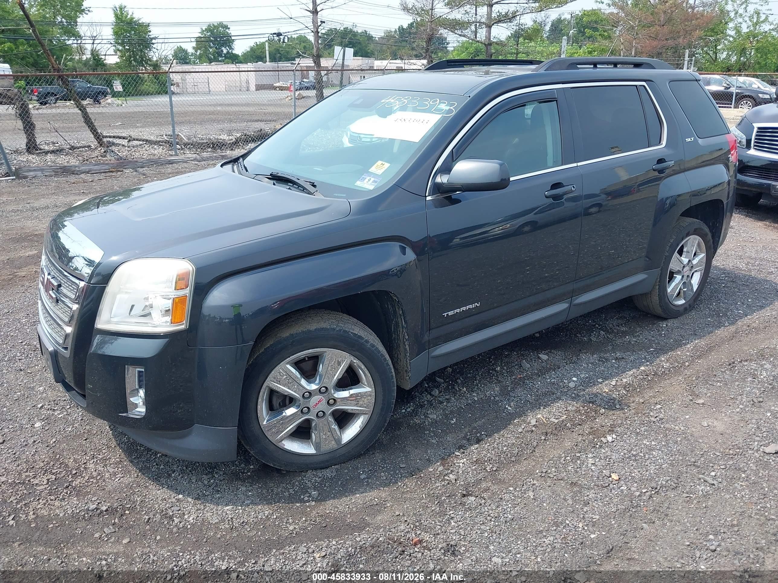 2014 Gmc Terrain Slt-1 Черный vin: 2GKFLXEK8E6136982