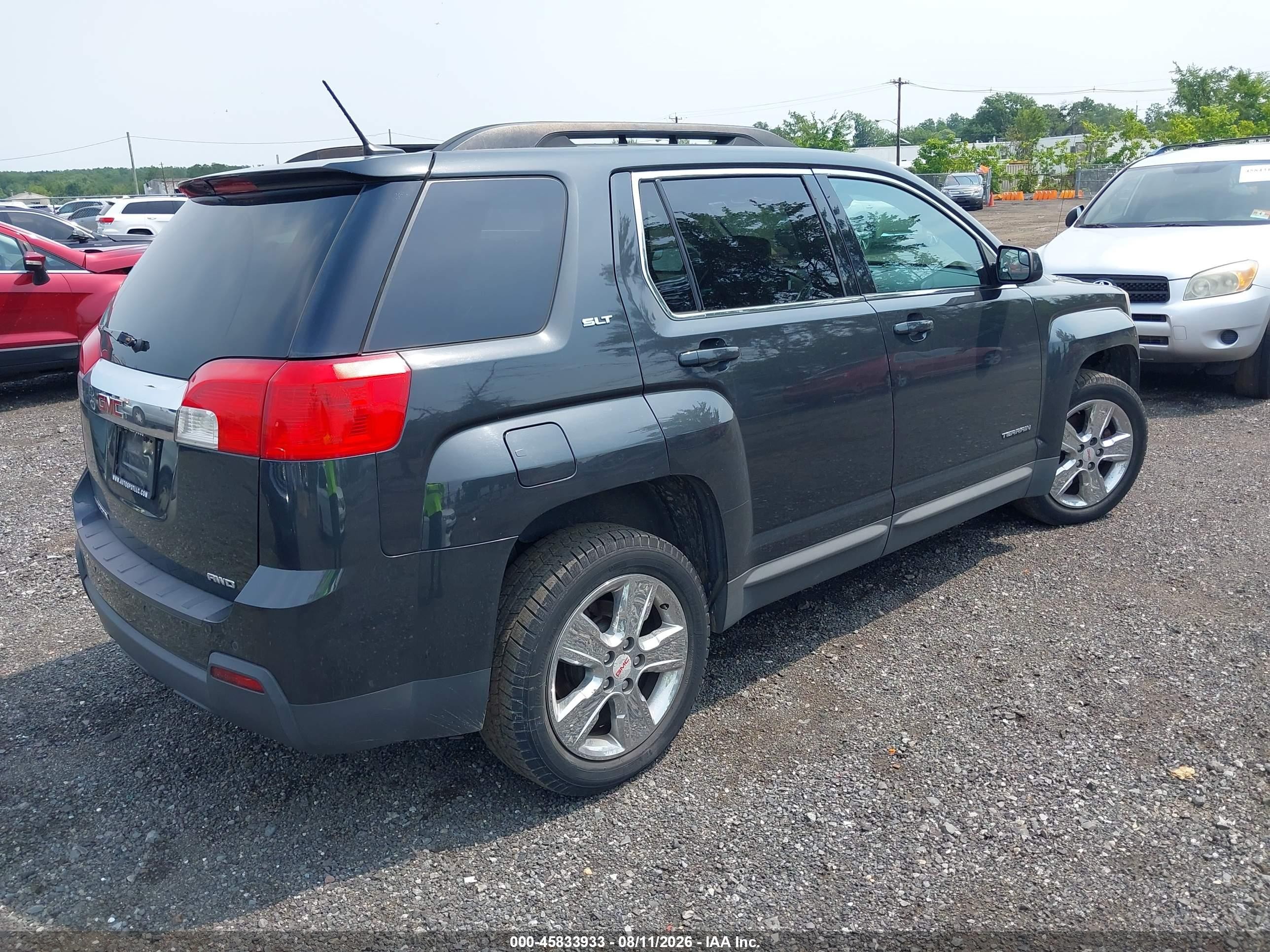 2014 Gmc Terrain Slt-1 Черный vin: 2GKFLXEK8E6136982