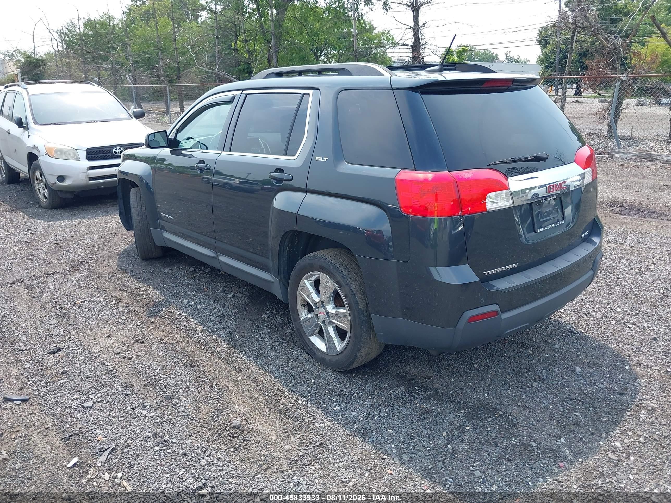 2014 Gmc Terrain Slt-1 Черный vin: 2GKFLXEK8E6136982