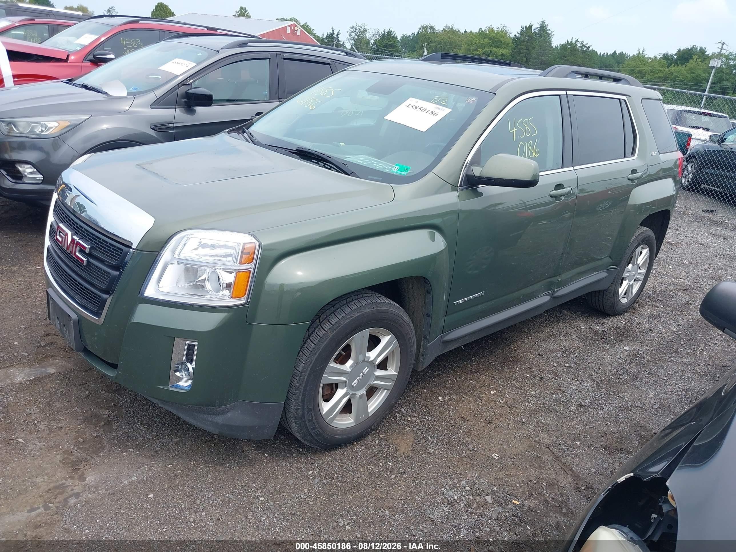 2015 Gmc Terrain Slt-1 Green vin: 2GKFLXEK8F6176206