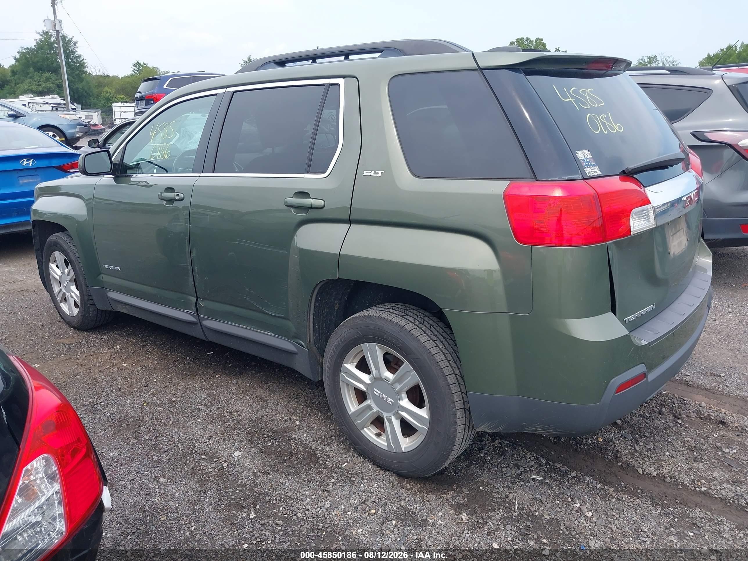 2015 Gmc Terrain Slt-1 Green vin: 2GKFLXEK8F6176206
