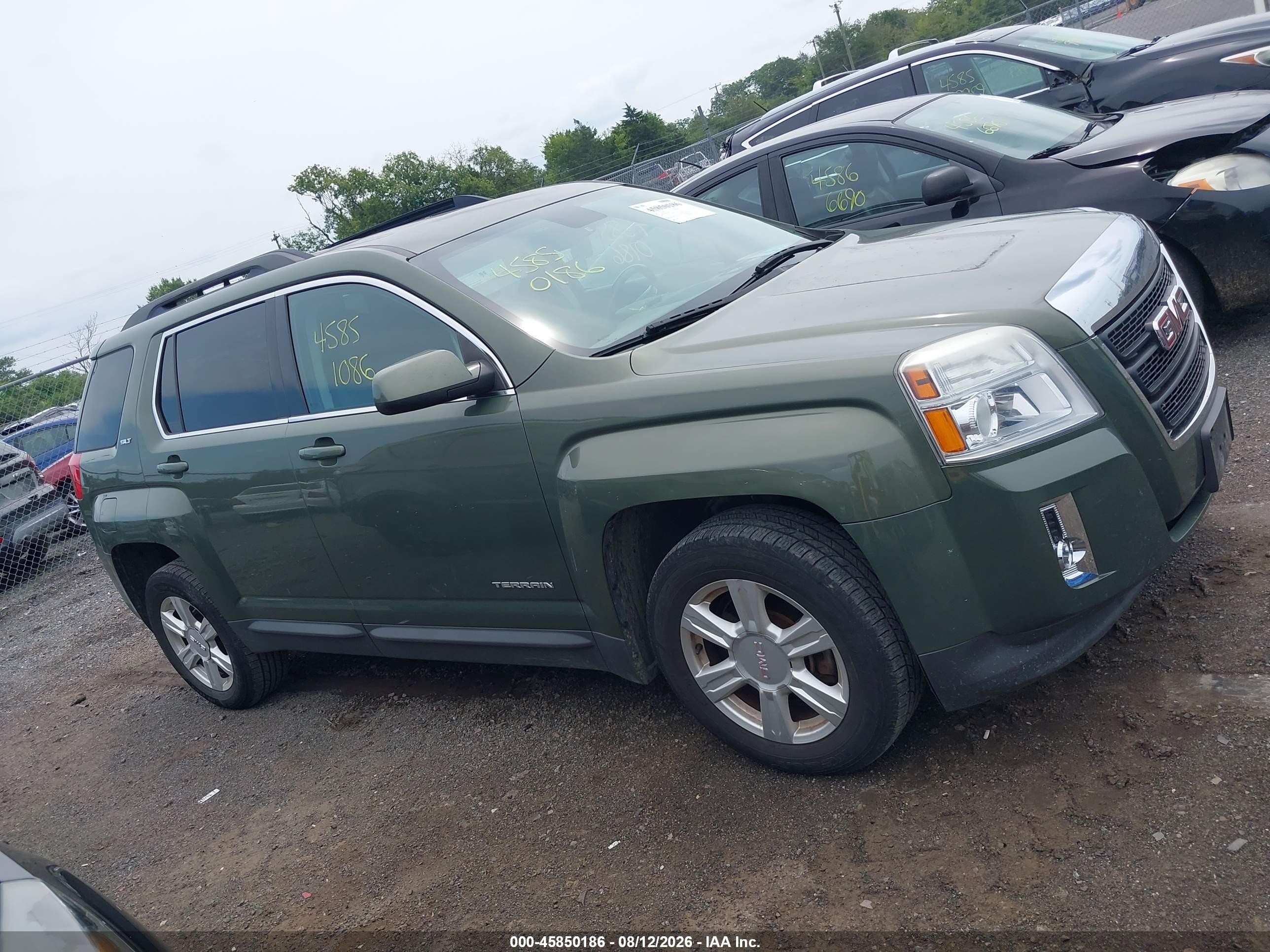 2015 Gmc Terrain Slt-1 Green vin: 2GKFLXEK8F6176206
