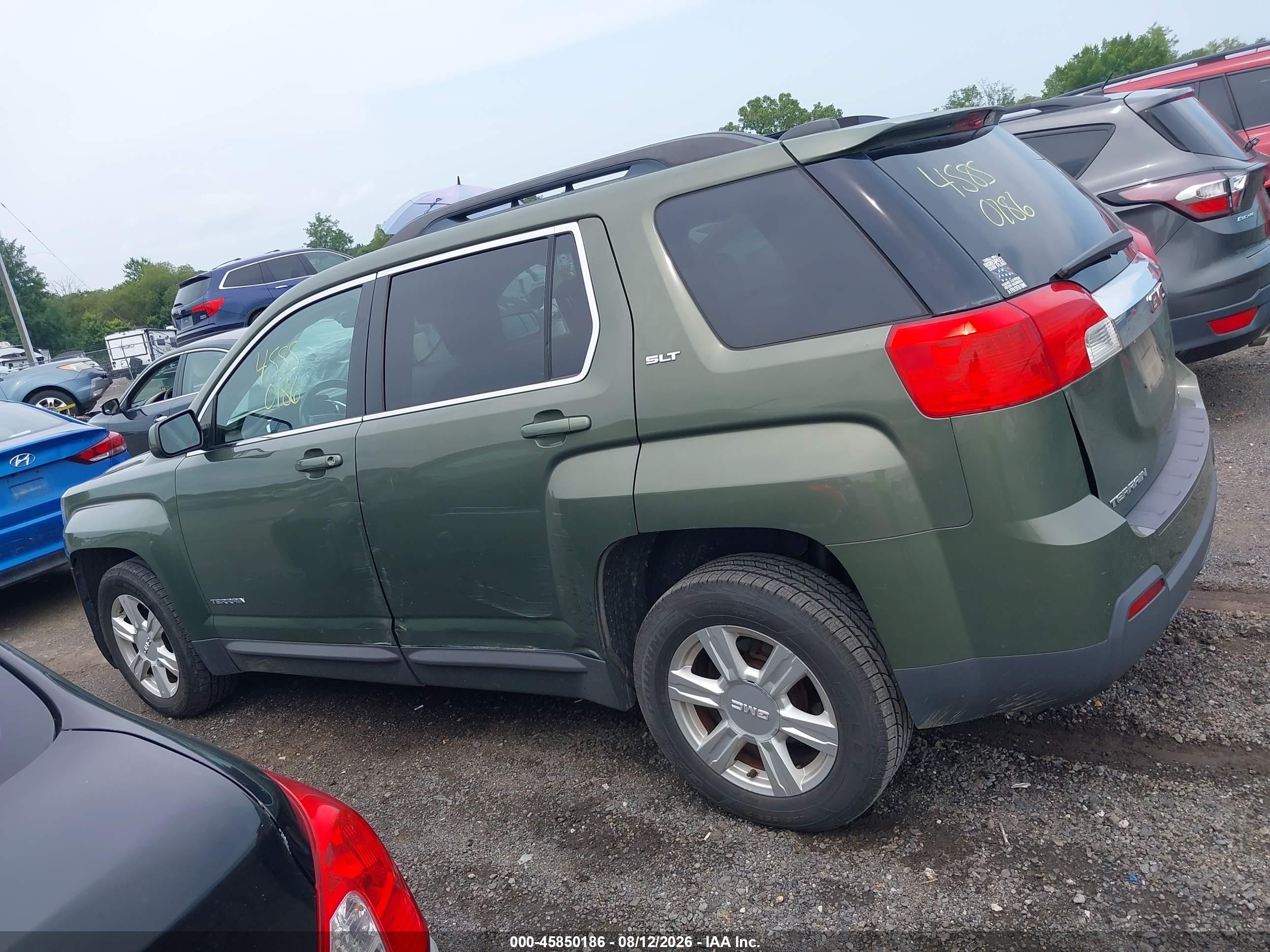 2015 Gmc Terrain Slt-1 Green vin: 2GKFLXEK8F6176206