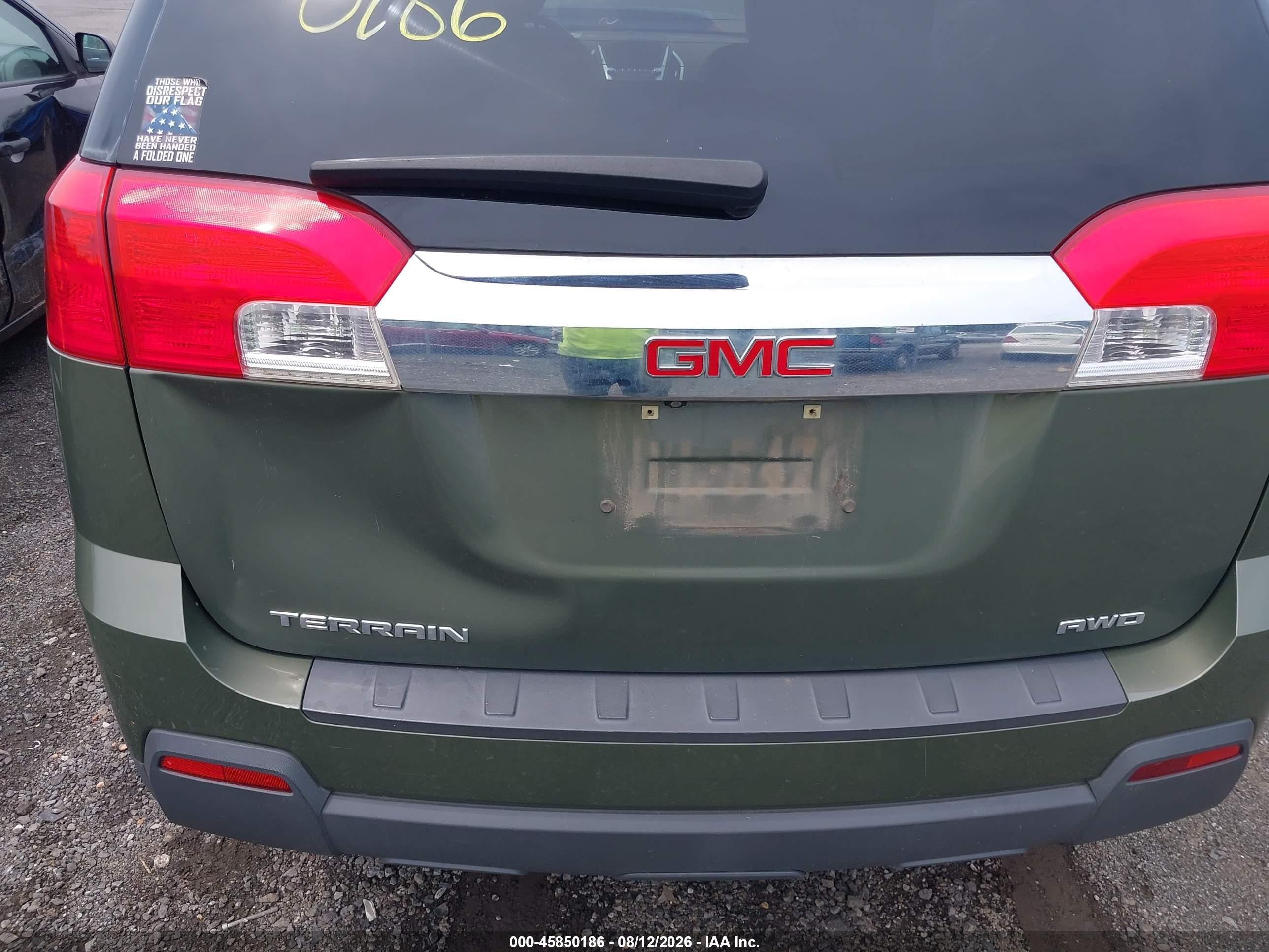 2015 Gmc Terrain Slt-1 Green vin: 2GKFLXEK8F6176206