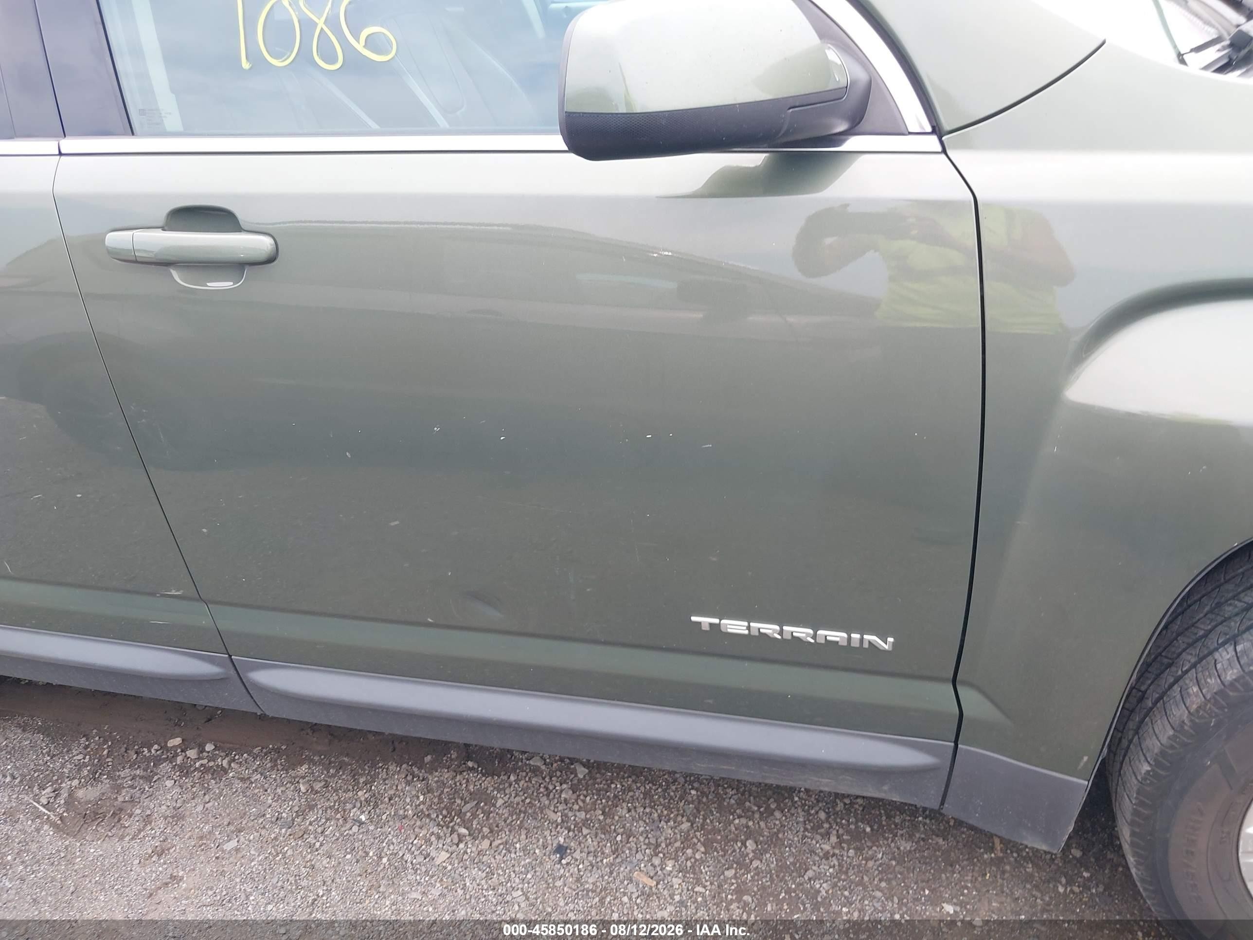 2015 Gmc Terrain Slt-1 Green vin: 2GKFLXEK8F6176206