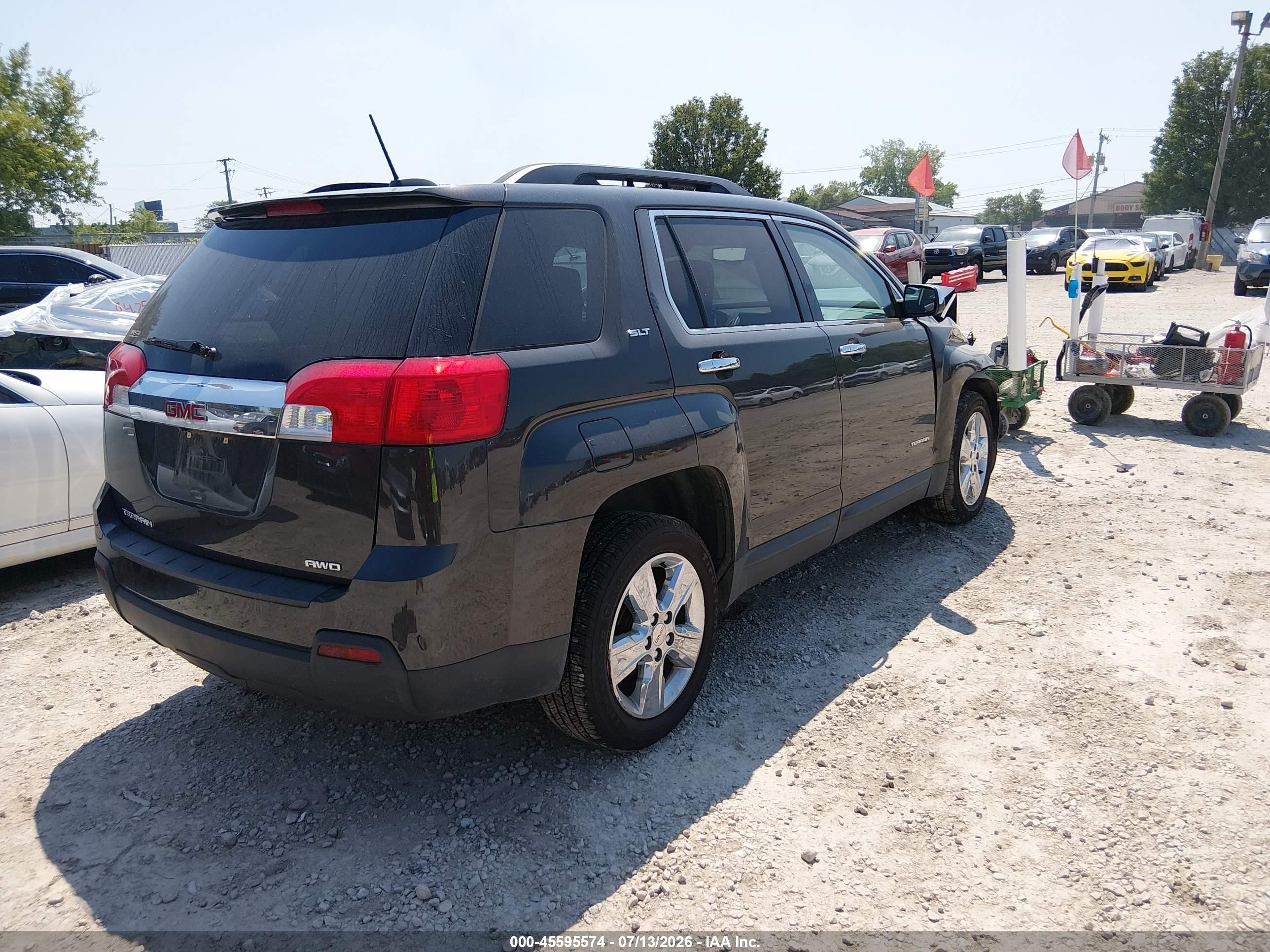 2015 Gmc Terrain Slt-1 Gray vin: 2GKFLXEK8F6302838