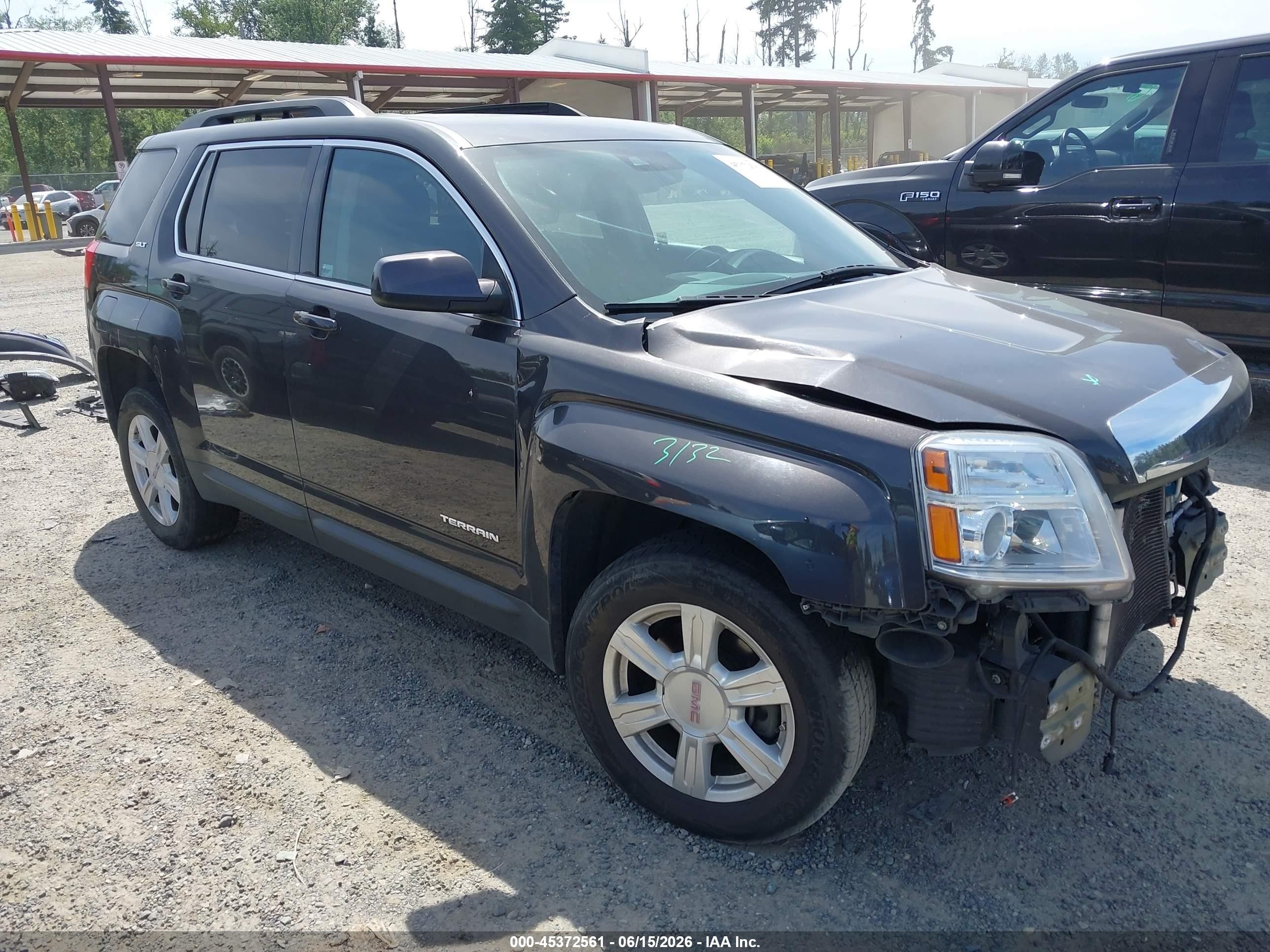 2015 Gmc Terrain Slt-1 Black vin: 2GKFLXEK8F6423434