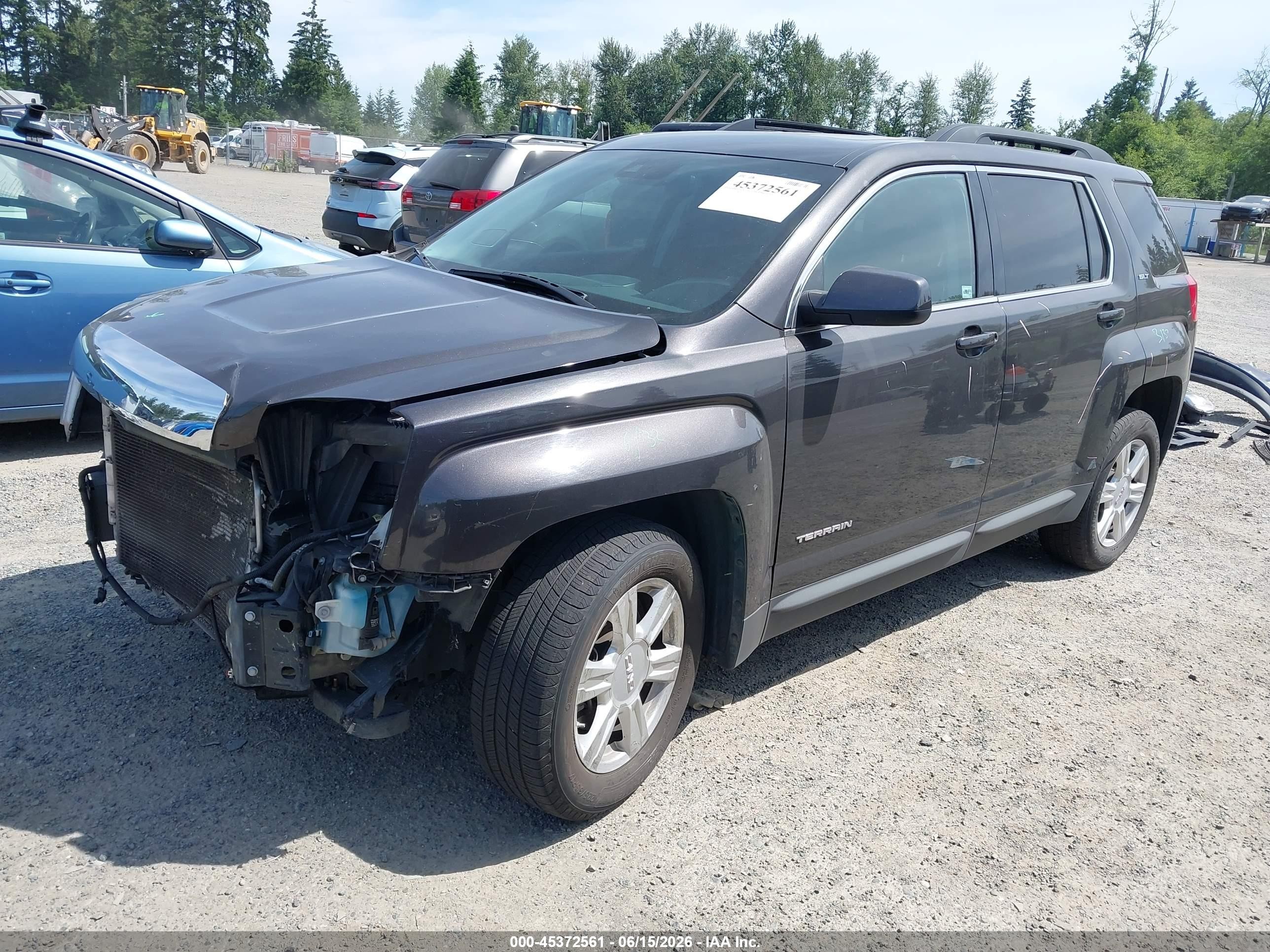 2015 Gmc Terrain Slt-1 Black vin: 2GKFLXEK8F6423434