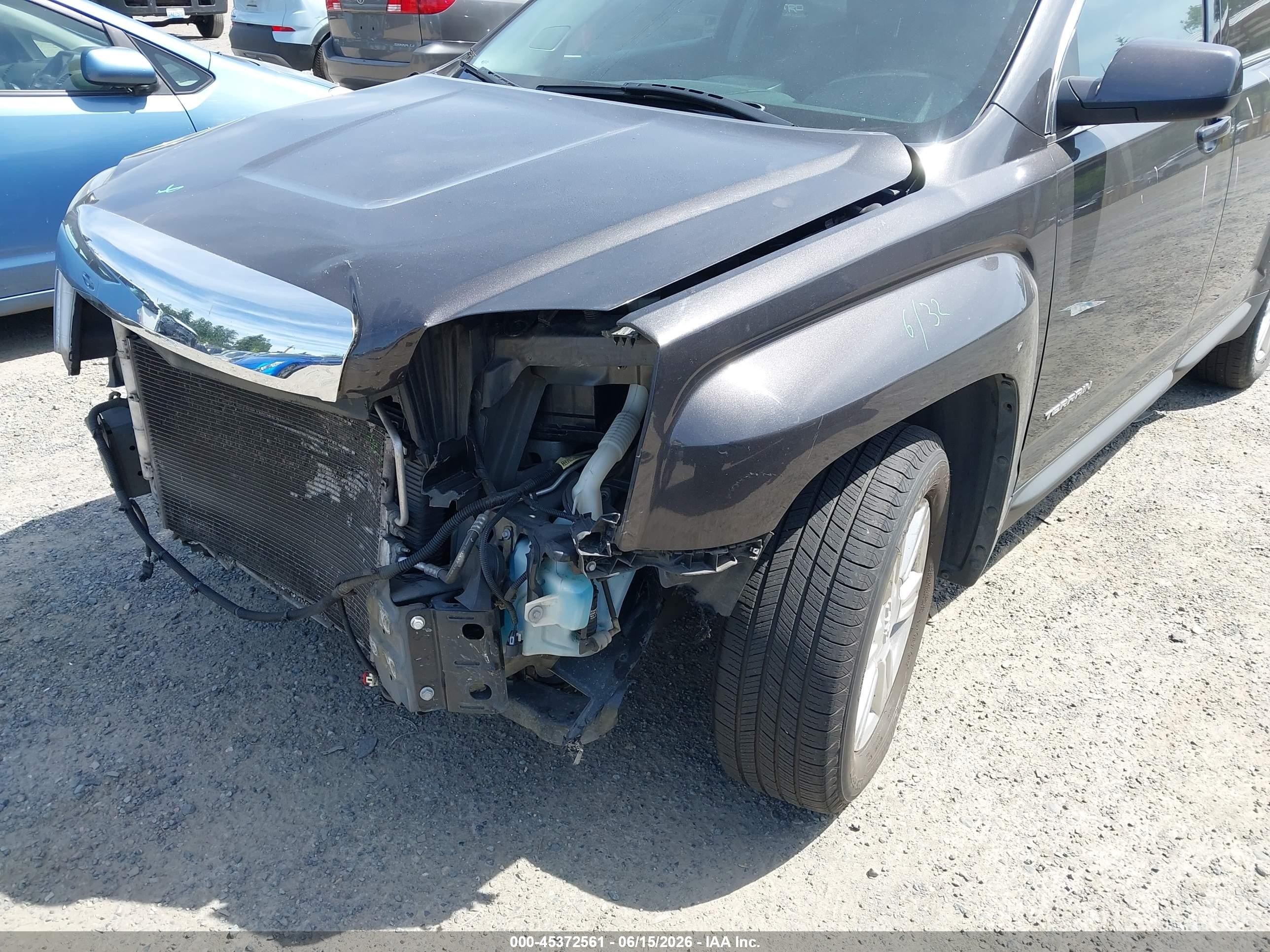 2015 Gmc Terrain Slt-1 Black vin: 2GKFLXEK8F6423434