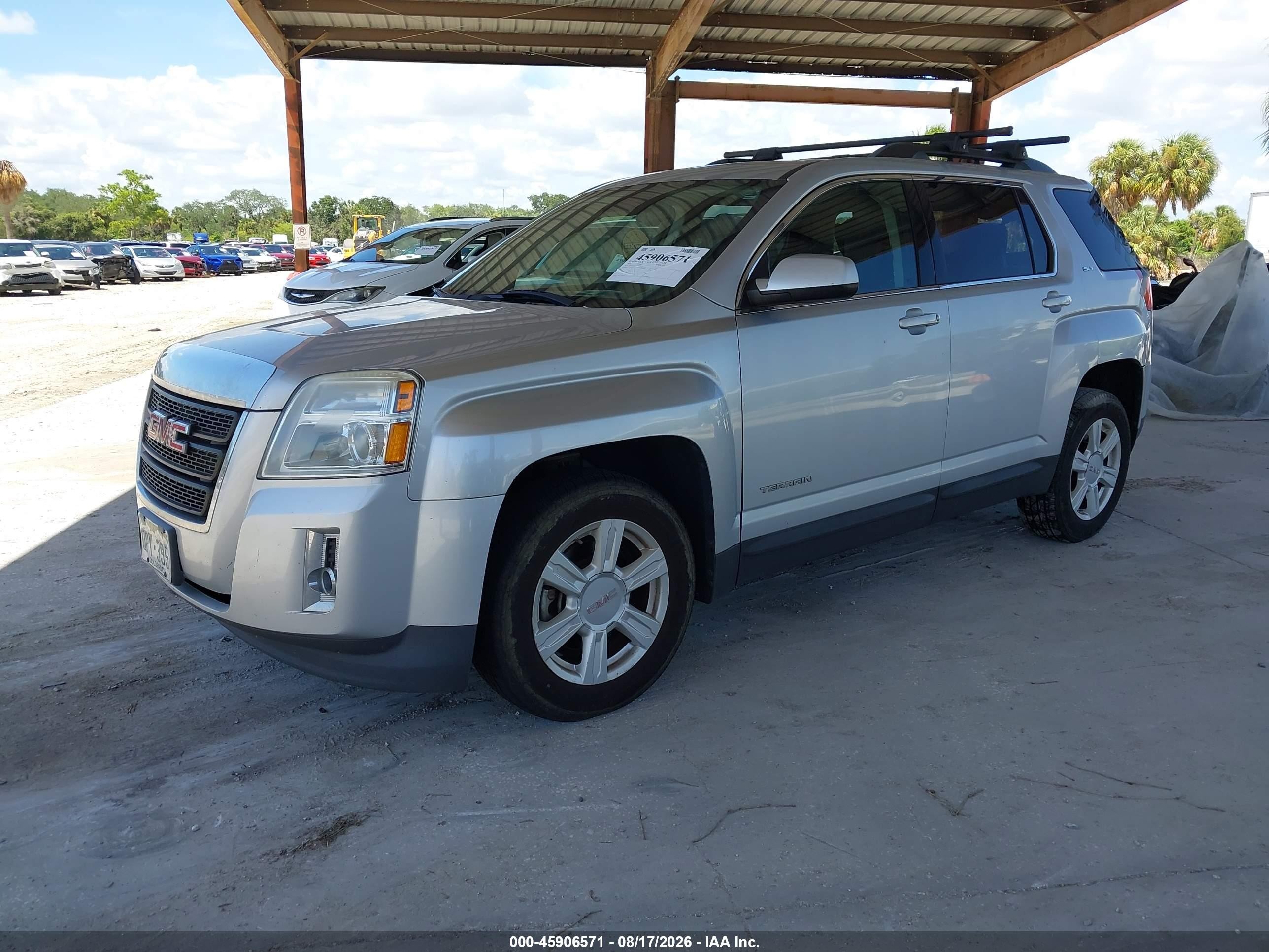2015 Gmc Terrain Slt-1 Silver vin: 2GKFLXEK8F6430979