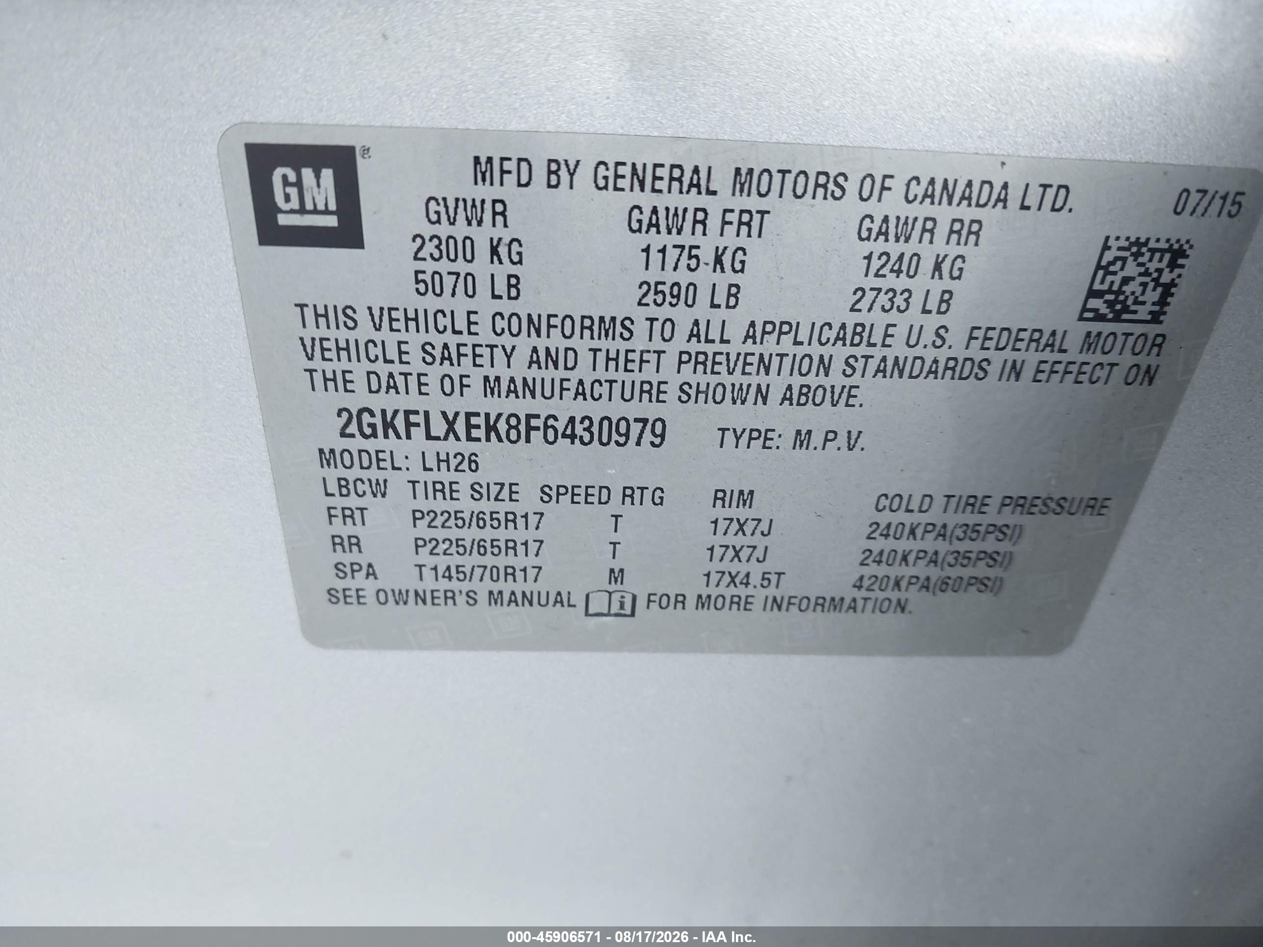 2015 Gmc Terrain Slt-1 Silver vin: 2GKFLXEK8F6430979