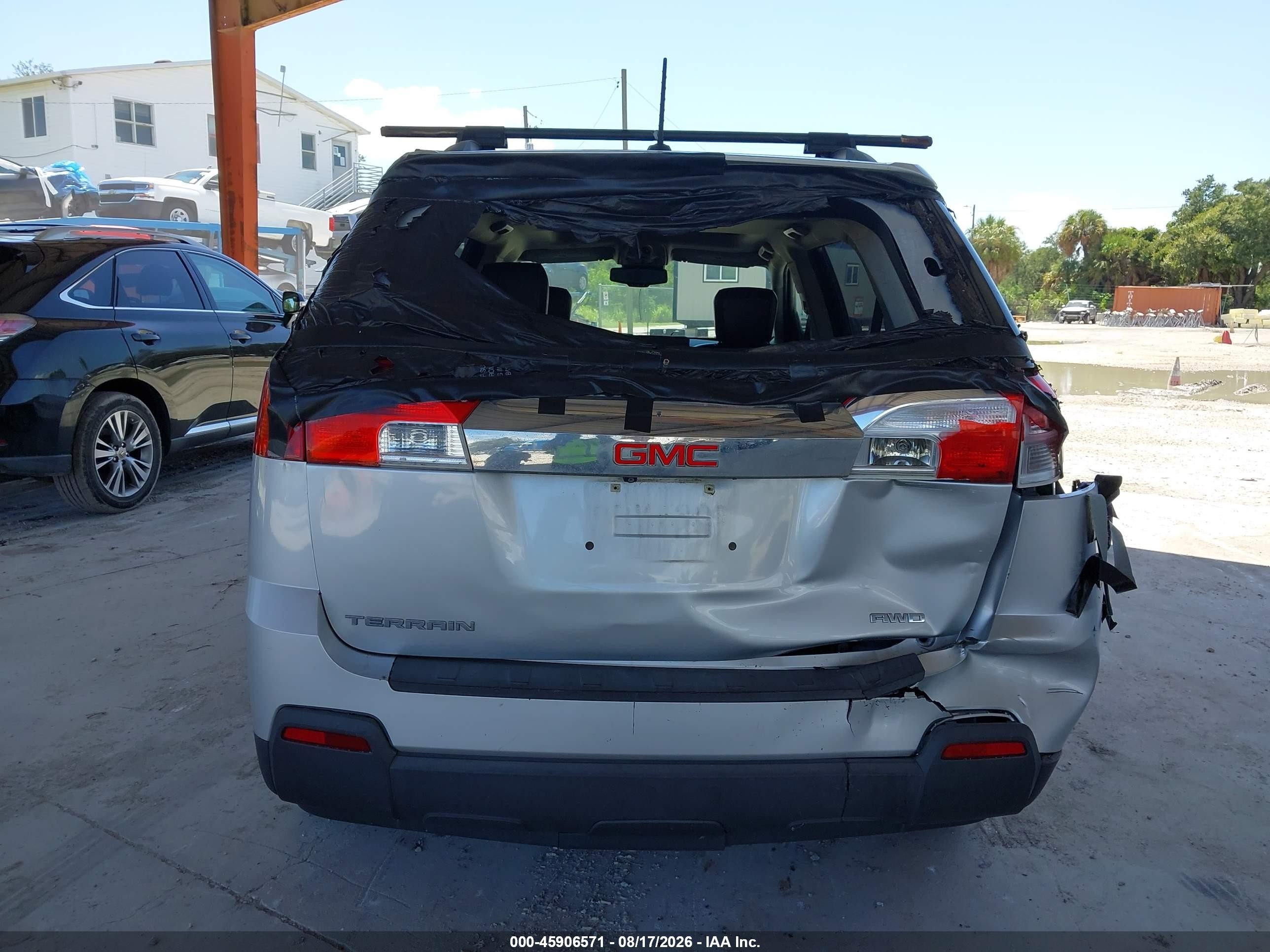 2015 Gmc Terrain Slt-1 Silver vin: 2GKFLXEK8F6430979