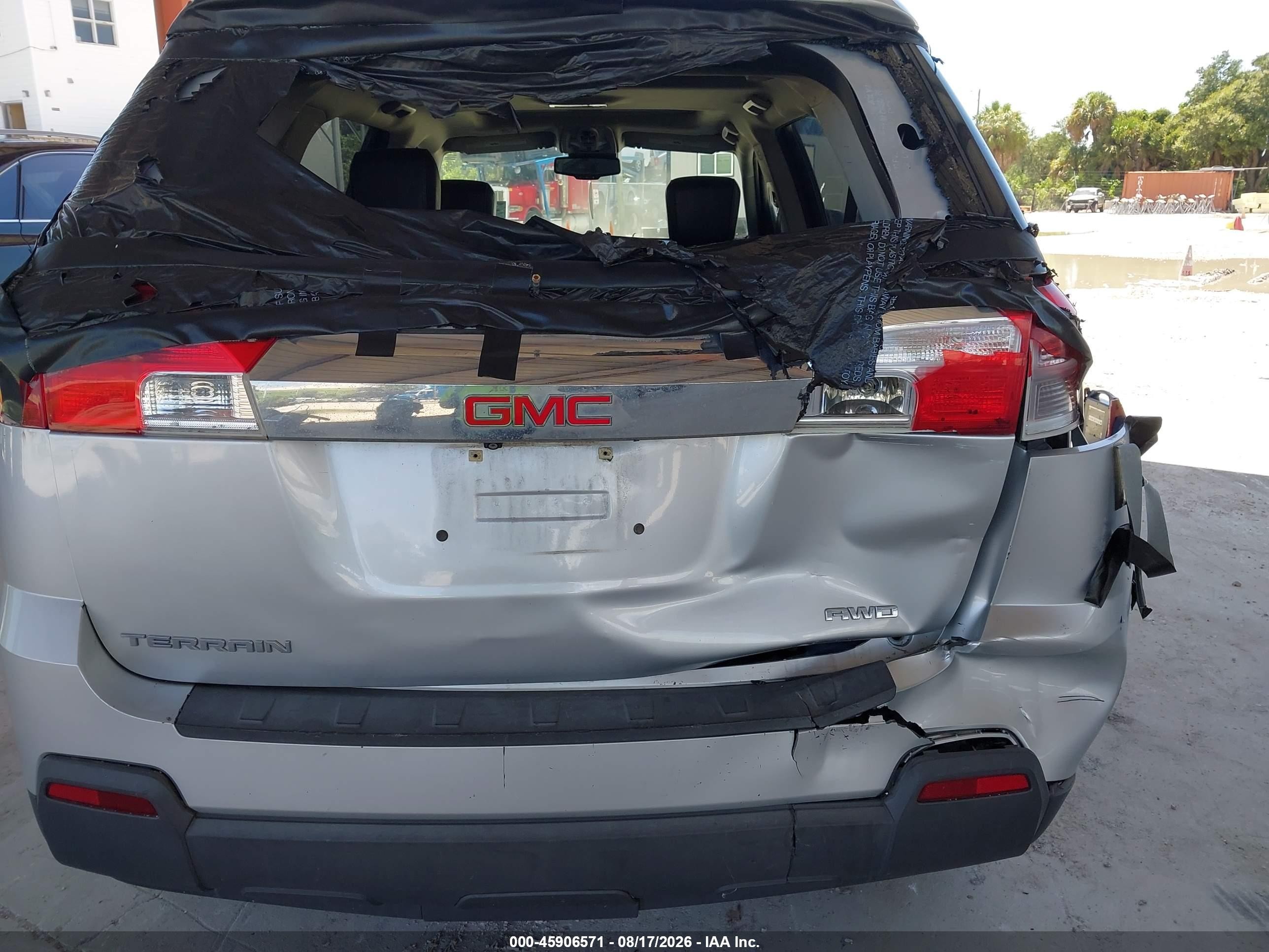 2015 Gmc Terrain Slt-1 Silver vin: 2GKFLXEK8F6430979