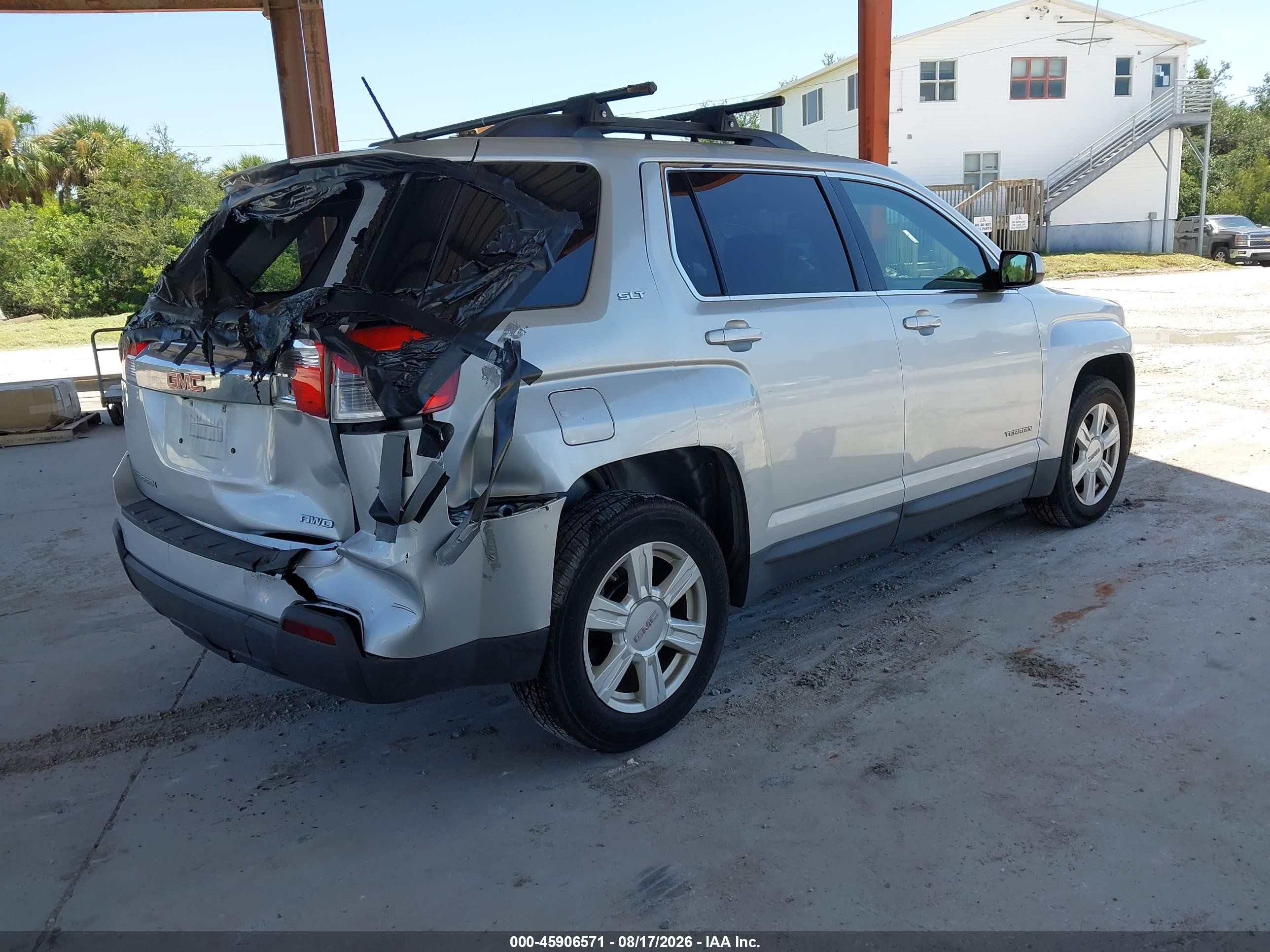 2015 Gmc Terrain Slt-1 Silver vin: 2GKFLXEK8F6430979