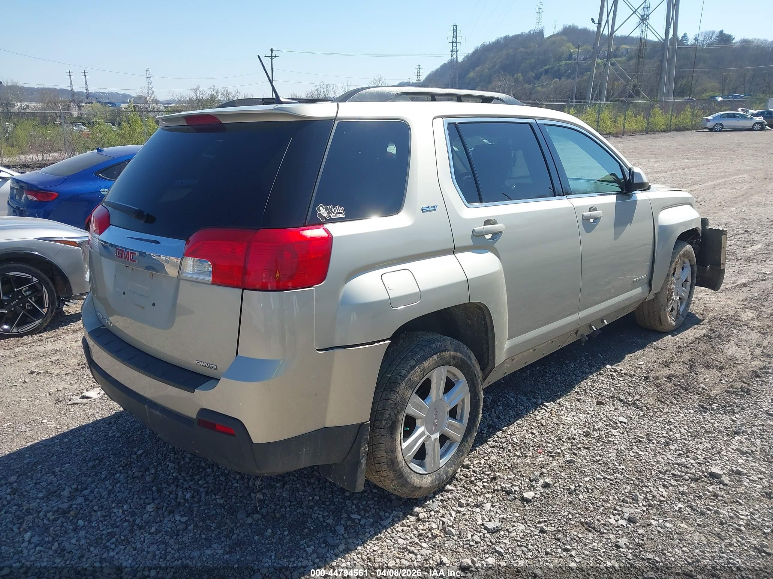 2014 Gmc Terrain Slt-1 Beige vin: 2GKFLXEK9E6239022