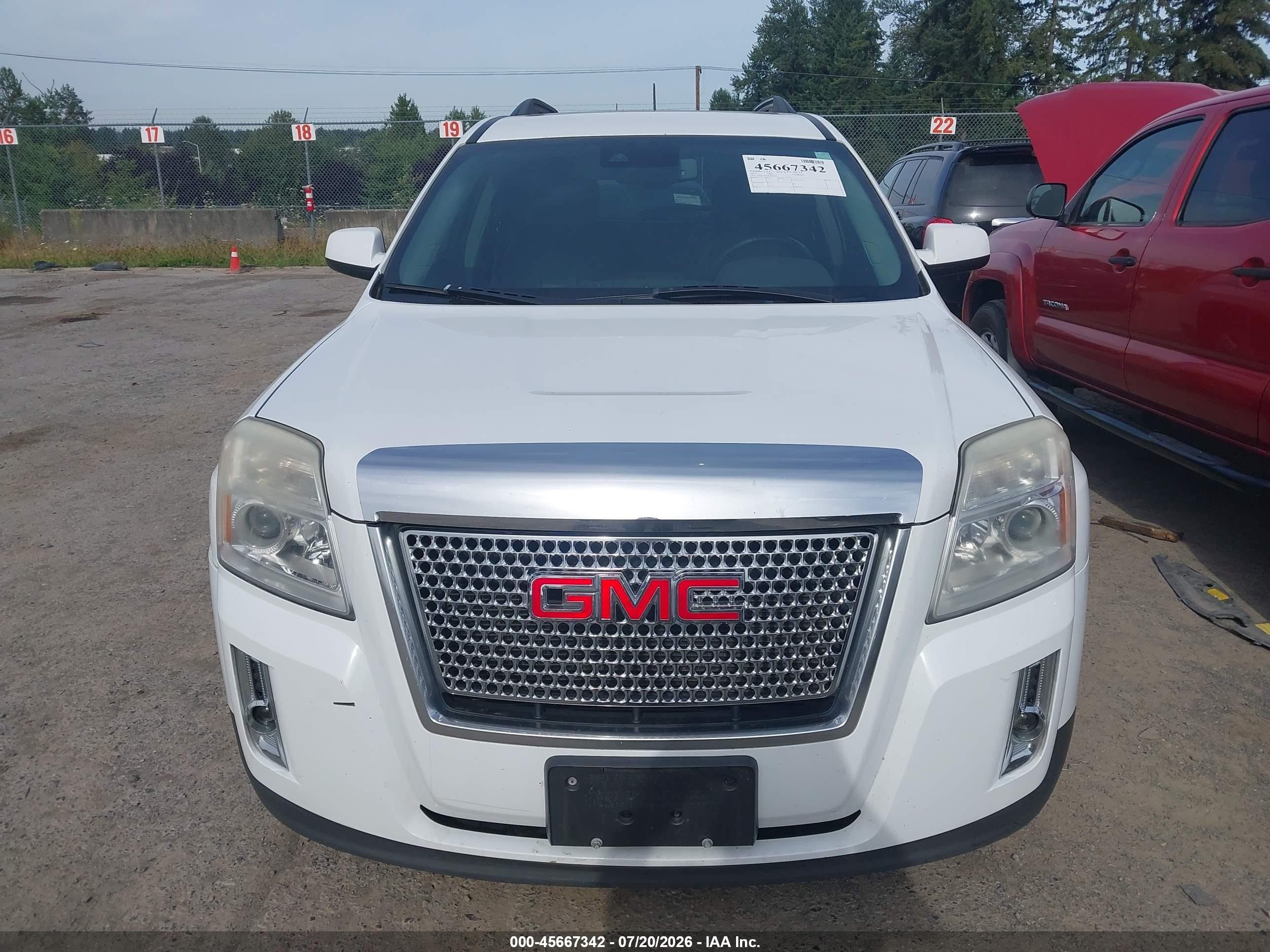 2015 Gmc Terrain Slt-1 White vin: 2GKFLXEK9F6200349