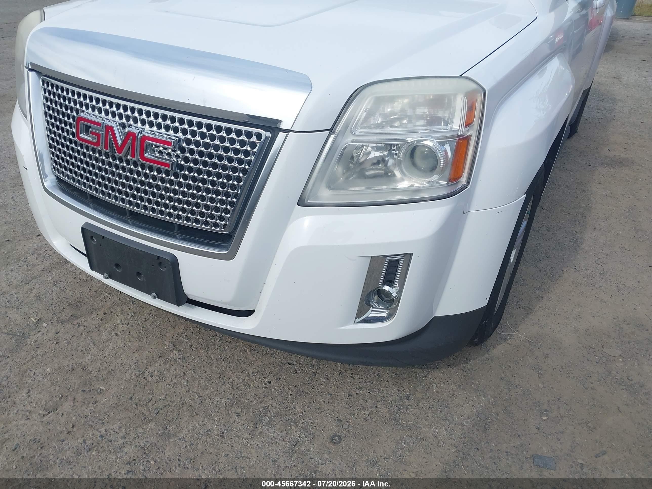 2015 Gmc Terrain Slt-1 White vin: 2GKFLXEK9F6200349