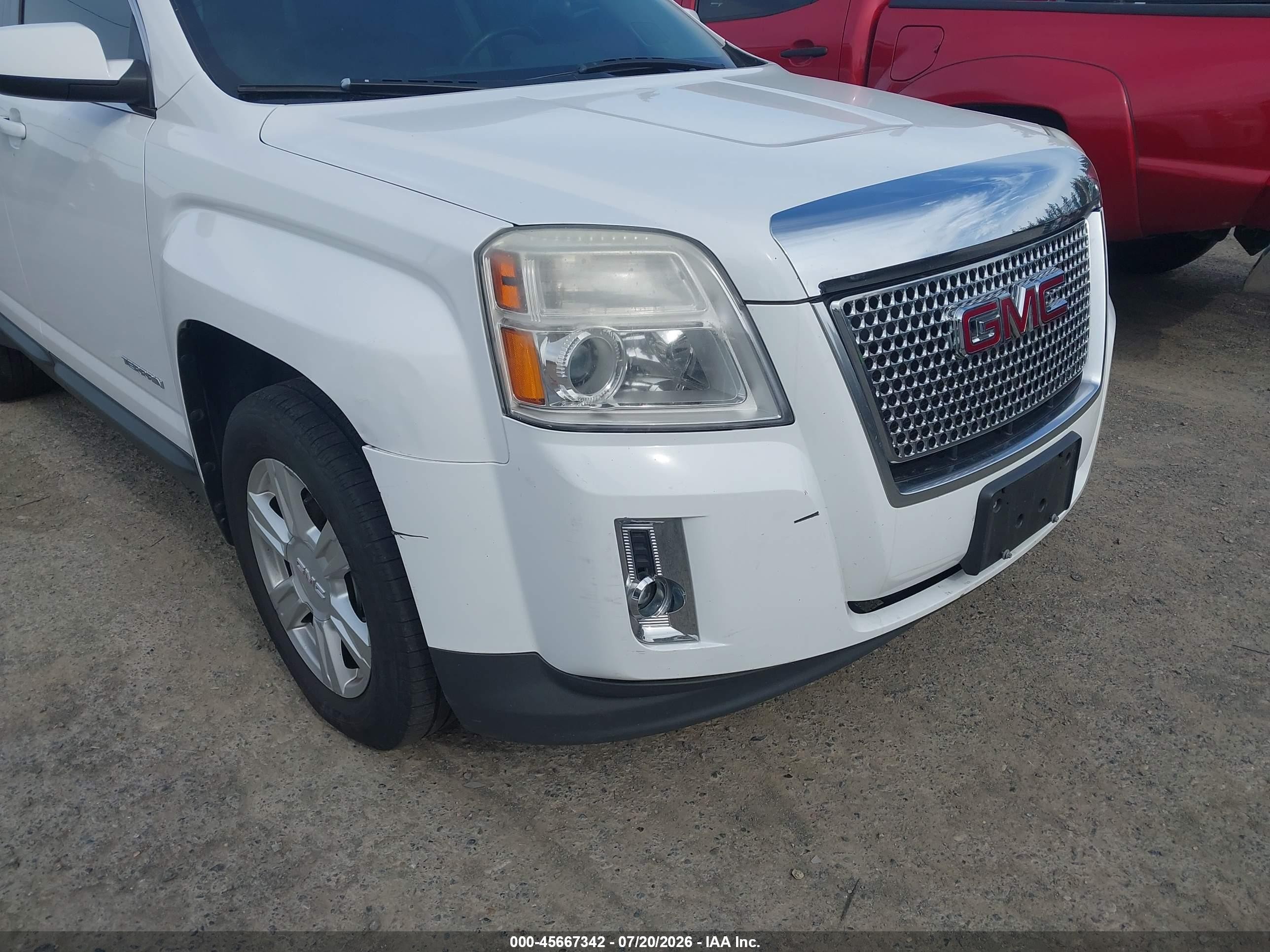 2015 Gmc Terrain Slt-1 White vin: 2GKFLXEK9F6200349