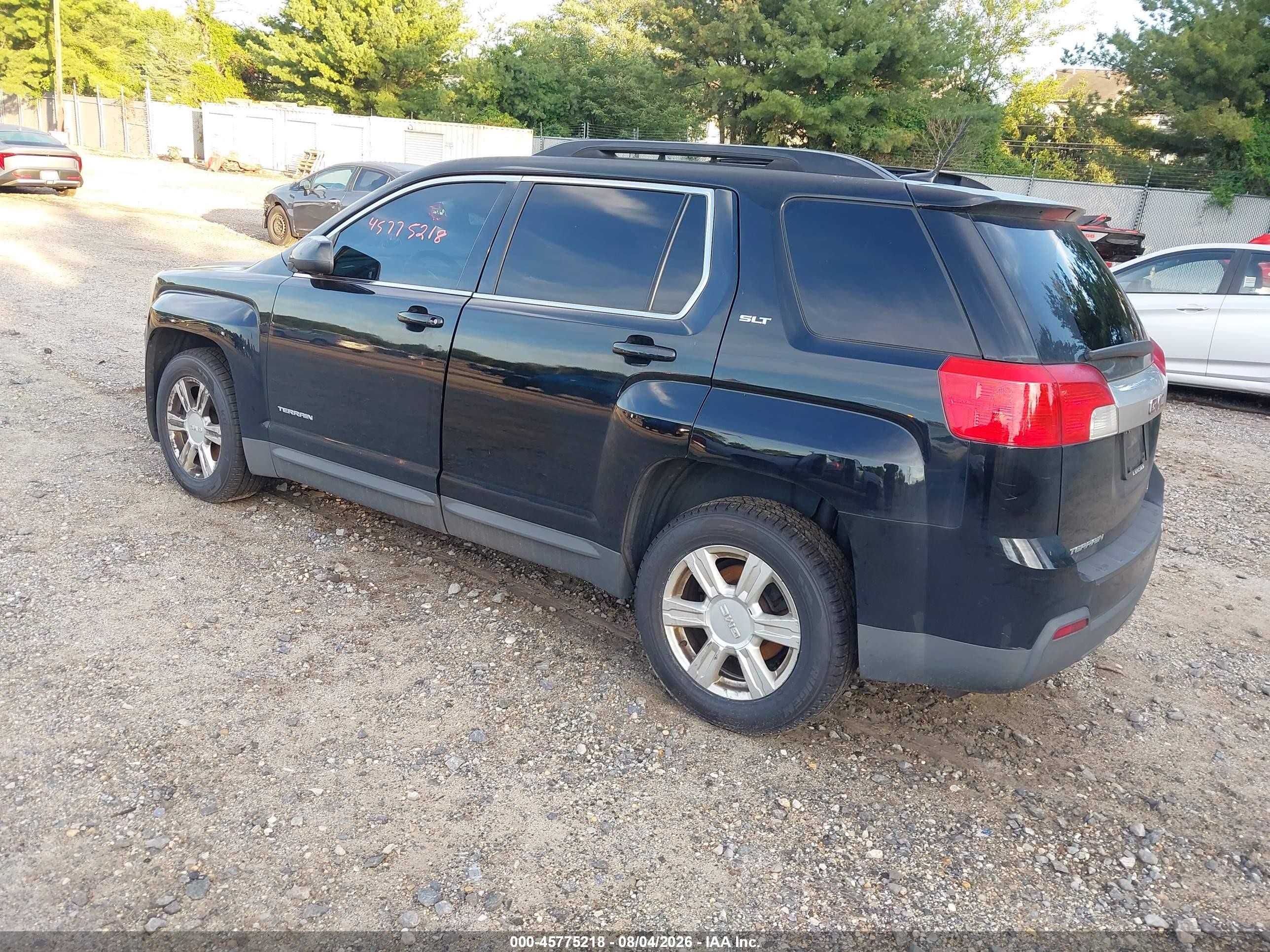 2014 Gmc Terrain Slt-1 Black vin: 2GKFLXEKXE6283367