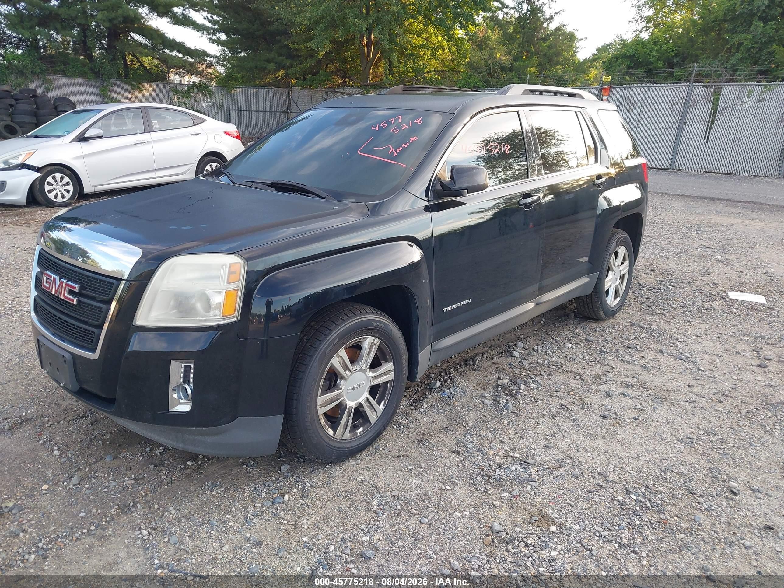 2014 Gmc Terrain Slt-1 Black vin: 2GKFLXEKXE6283367