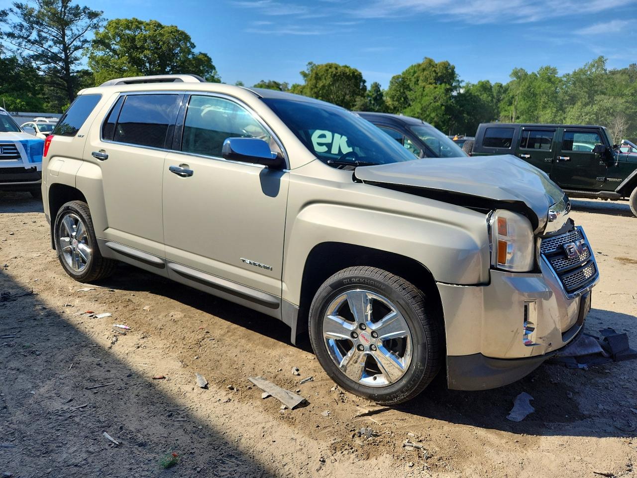 2015 Gmc Terrain Slt Tan vin: 2GKFLXEKXF6297397