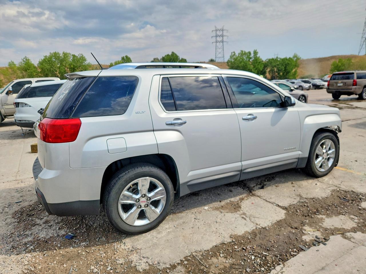 2015 Gmc Terrain Slt Silver vin: 2GKFLYE30F6102258