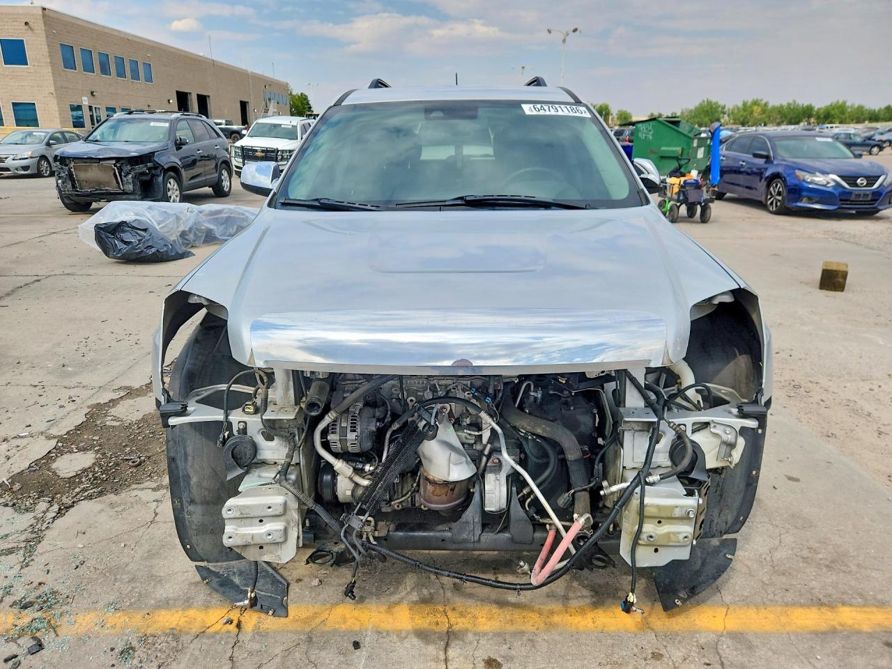 2015 Gmc Terrain Slt Silver vin: 2GKFLYE30F6102258