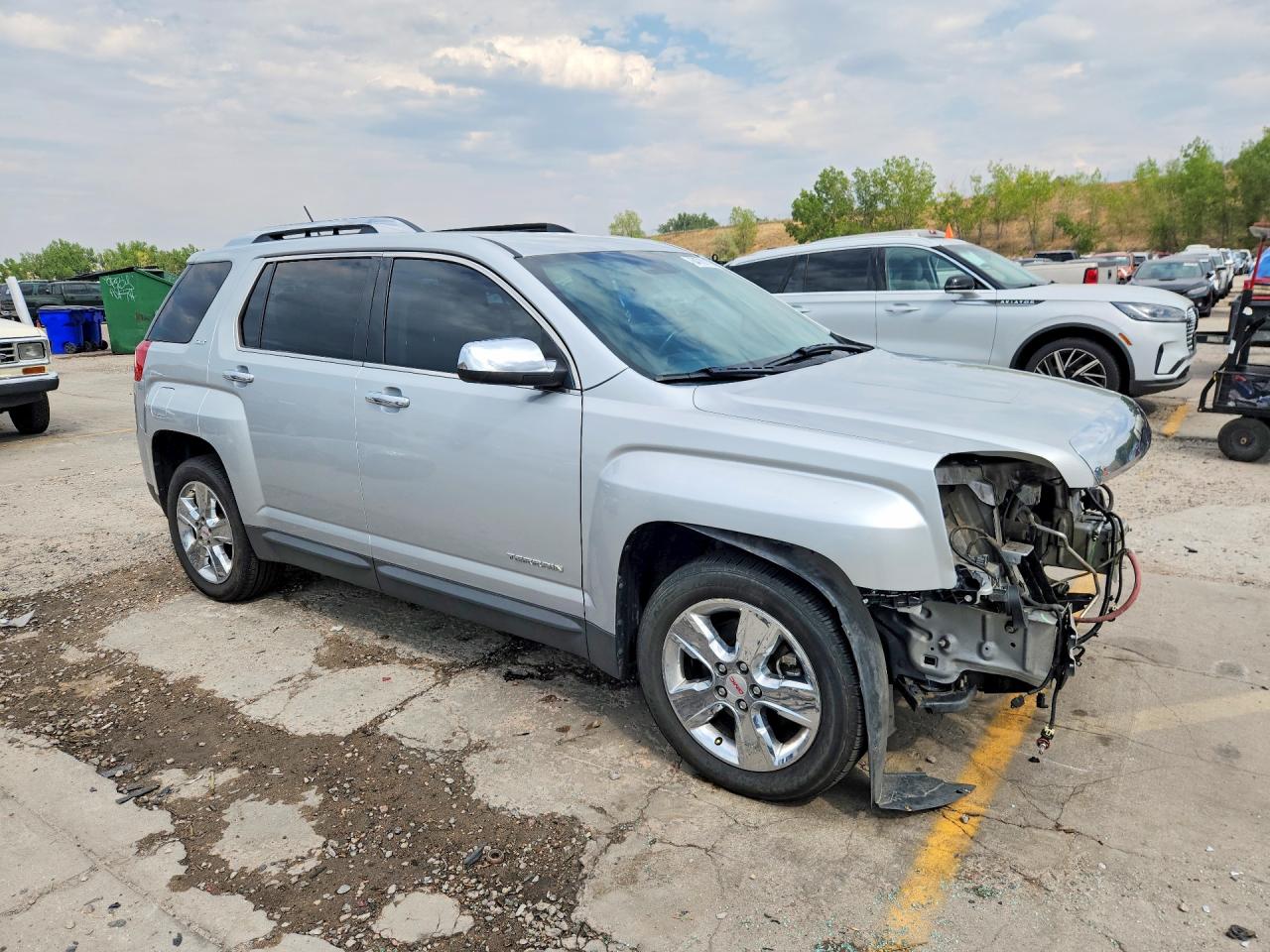 2015 Gmc Terrain Slt Silver vin: 2GKFLYE30F6102258