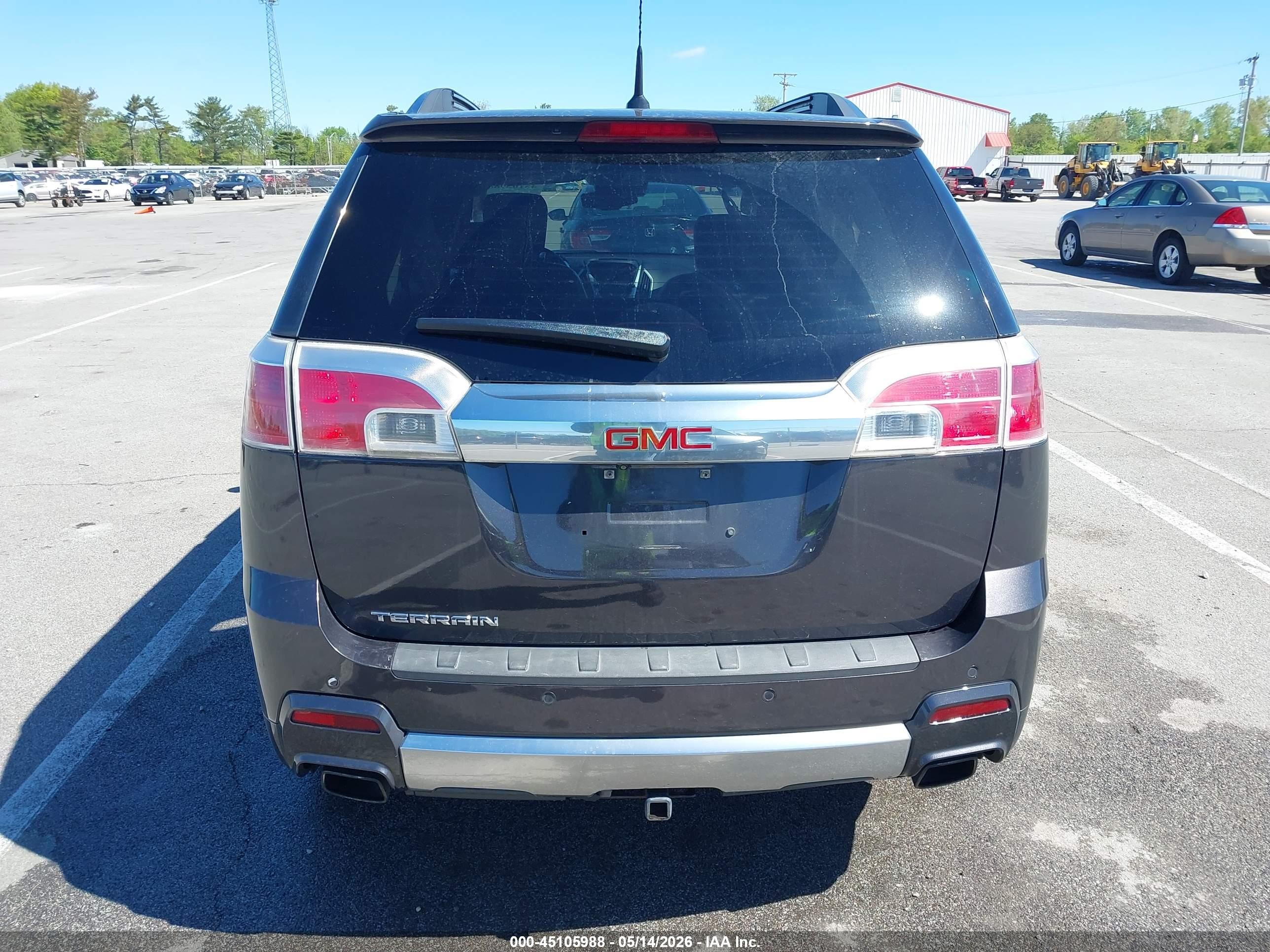 2013 Gmc Terrain Denali Black vin: 2GKFLYE32D6152687