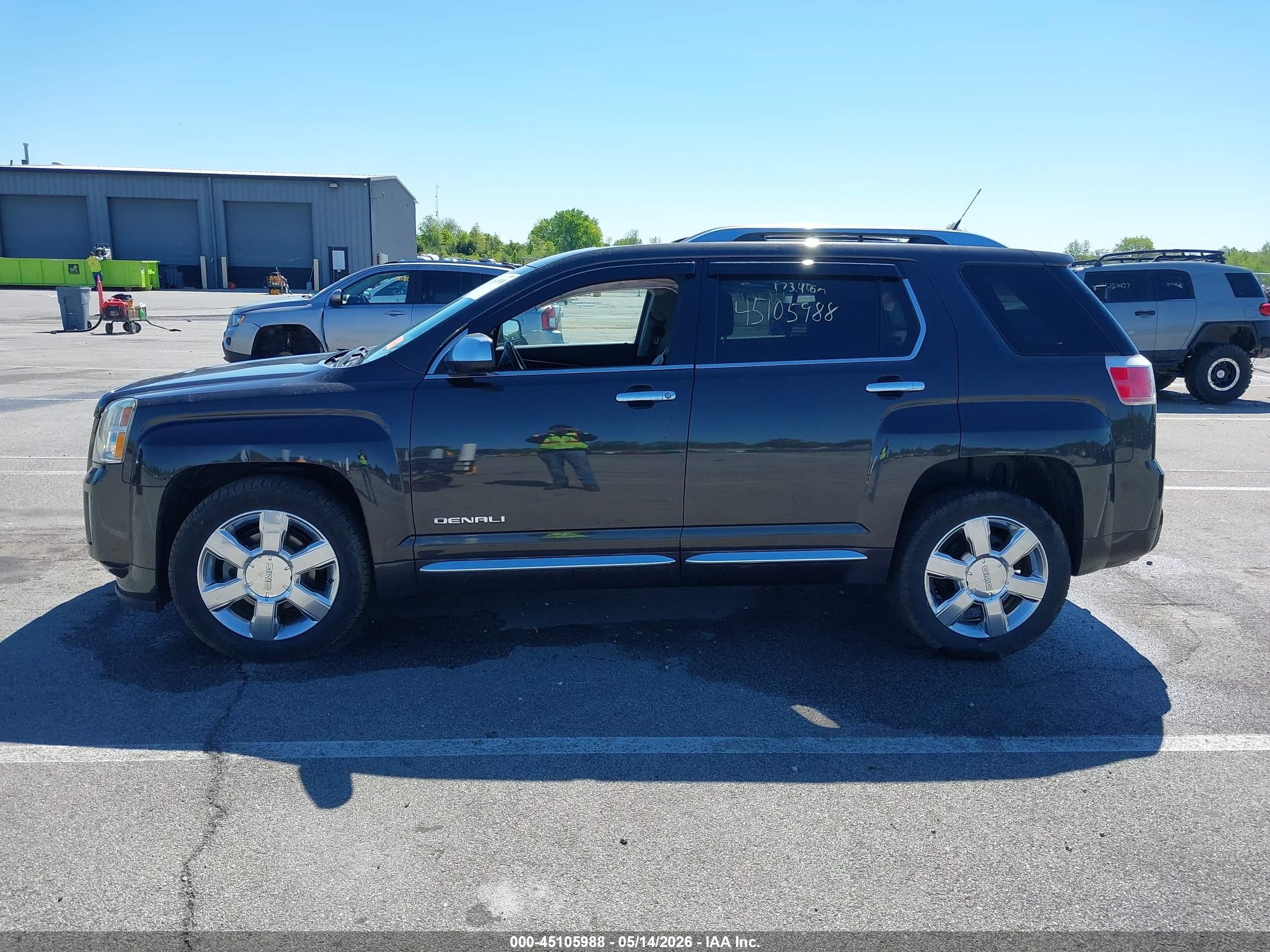 2013 Gmc Terrain Denali Black vin: 2GKFLYE32D6152687