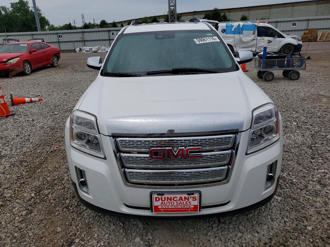 2015 Gmc Terrain Slt White vin: 2GKFLYE32F6340760