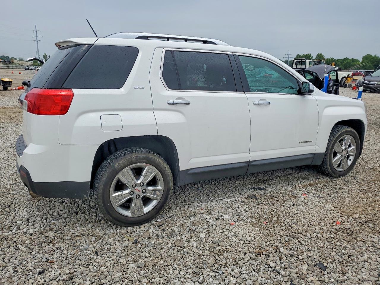 2015 Gmc Terrain Slt White vin: 2GKFLYE32F6340760