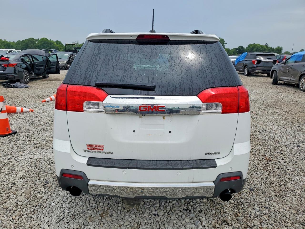 2015 Gmc Terrain Slt White vin: 2GKFLYE32F6340760